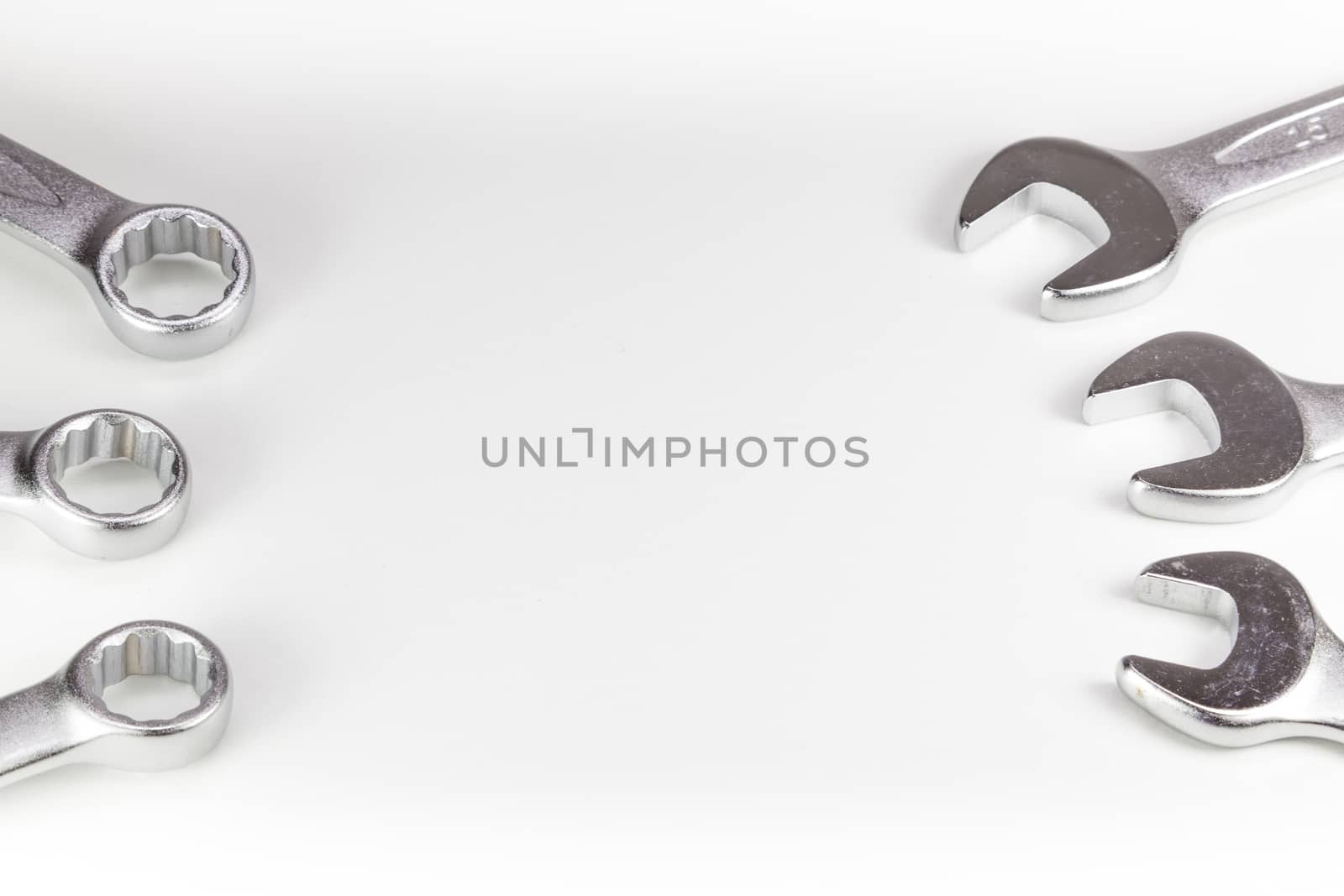 The wrench steel tools for repair chrome made