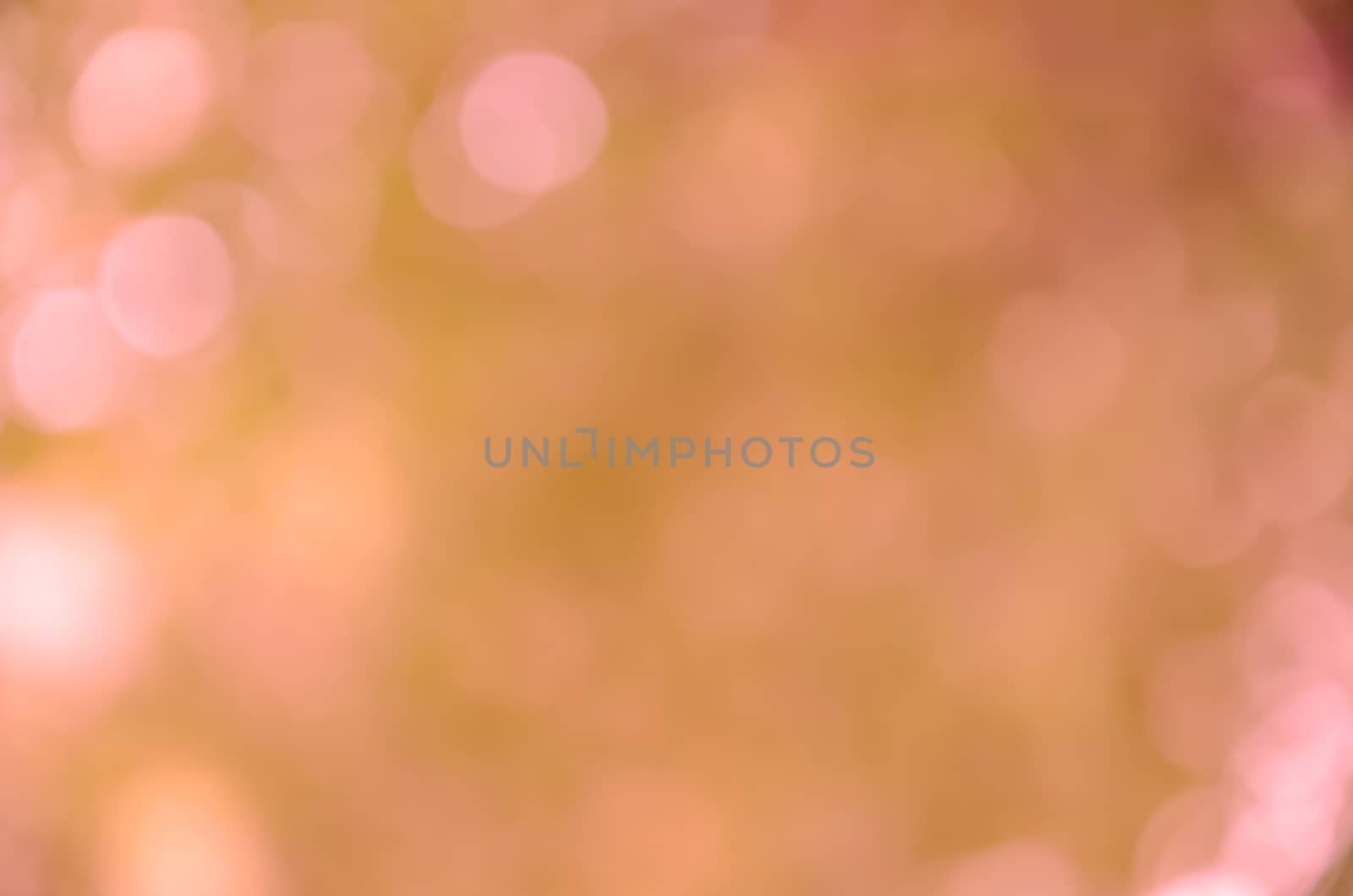 Bokeh background soft orange color and blur