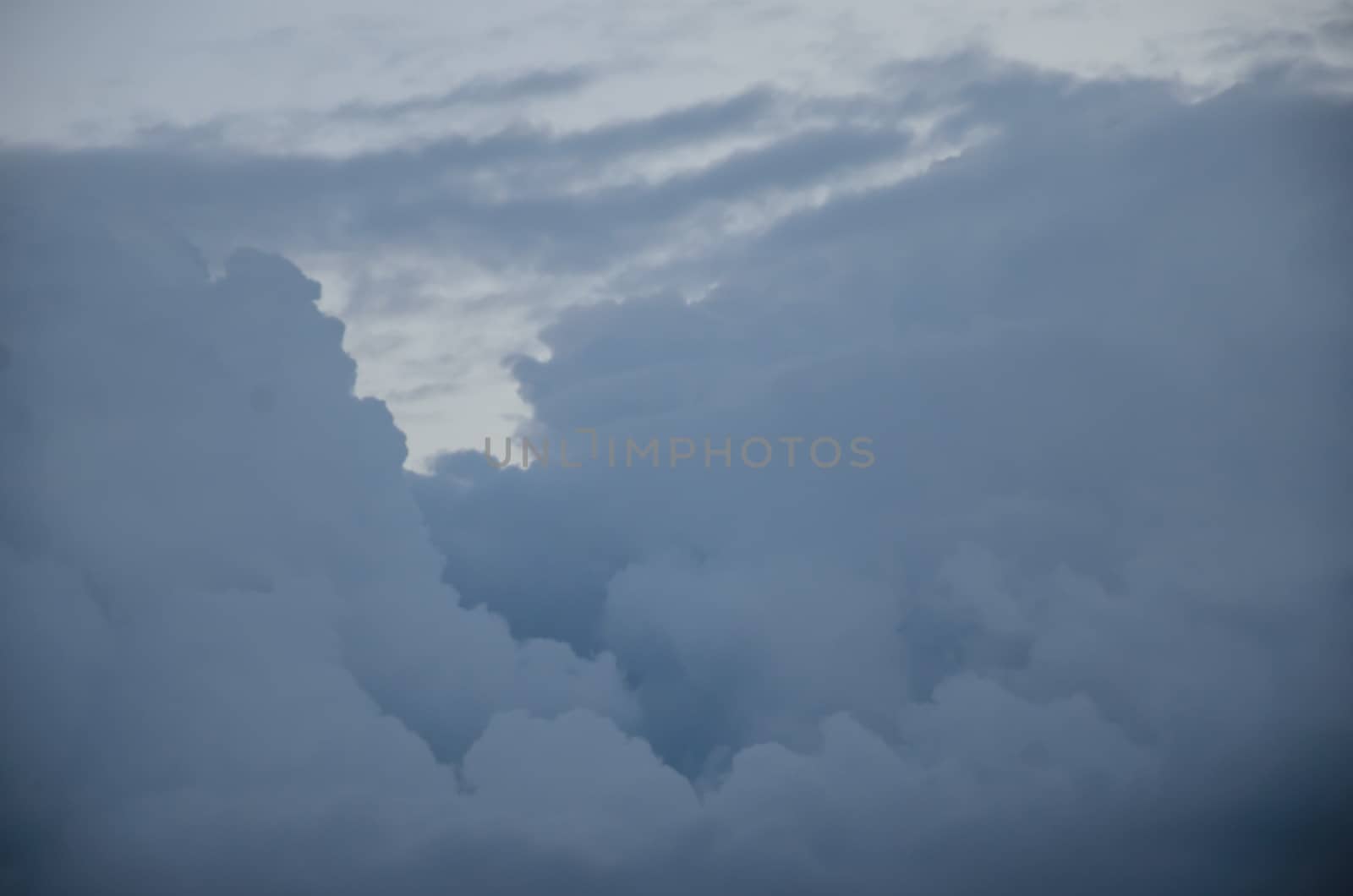 Gray clouds, nature abstrack by worrayuth