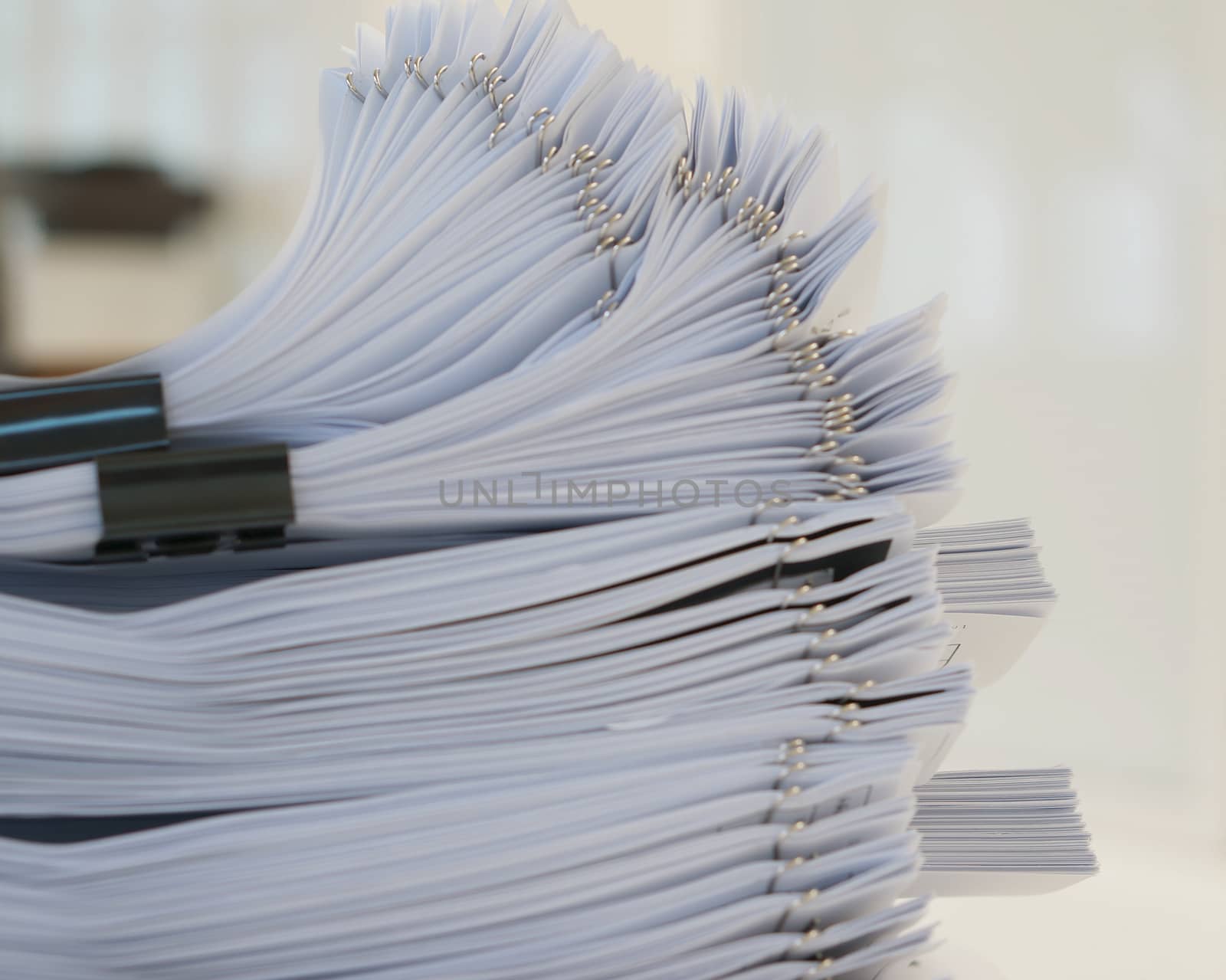 Stack of document at office by ninun