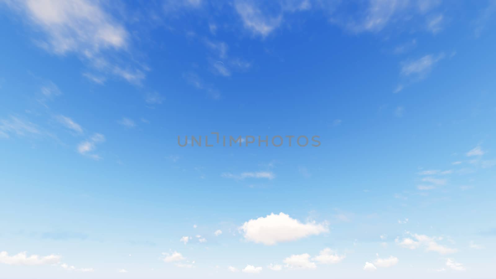 Cloudy blue sky abstract background, blue sky background with tiny clouds, 3d rendering

