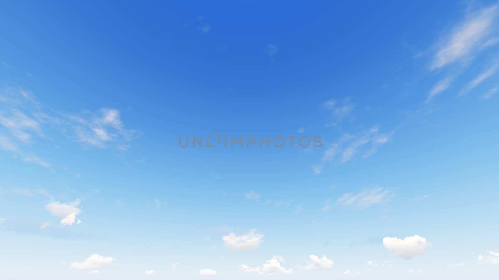 Cloudy blue sky abstract background, blue sky background with tiny clouds, 3d rendering

