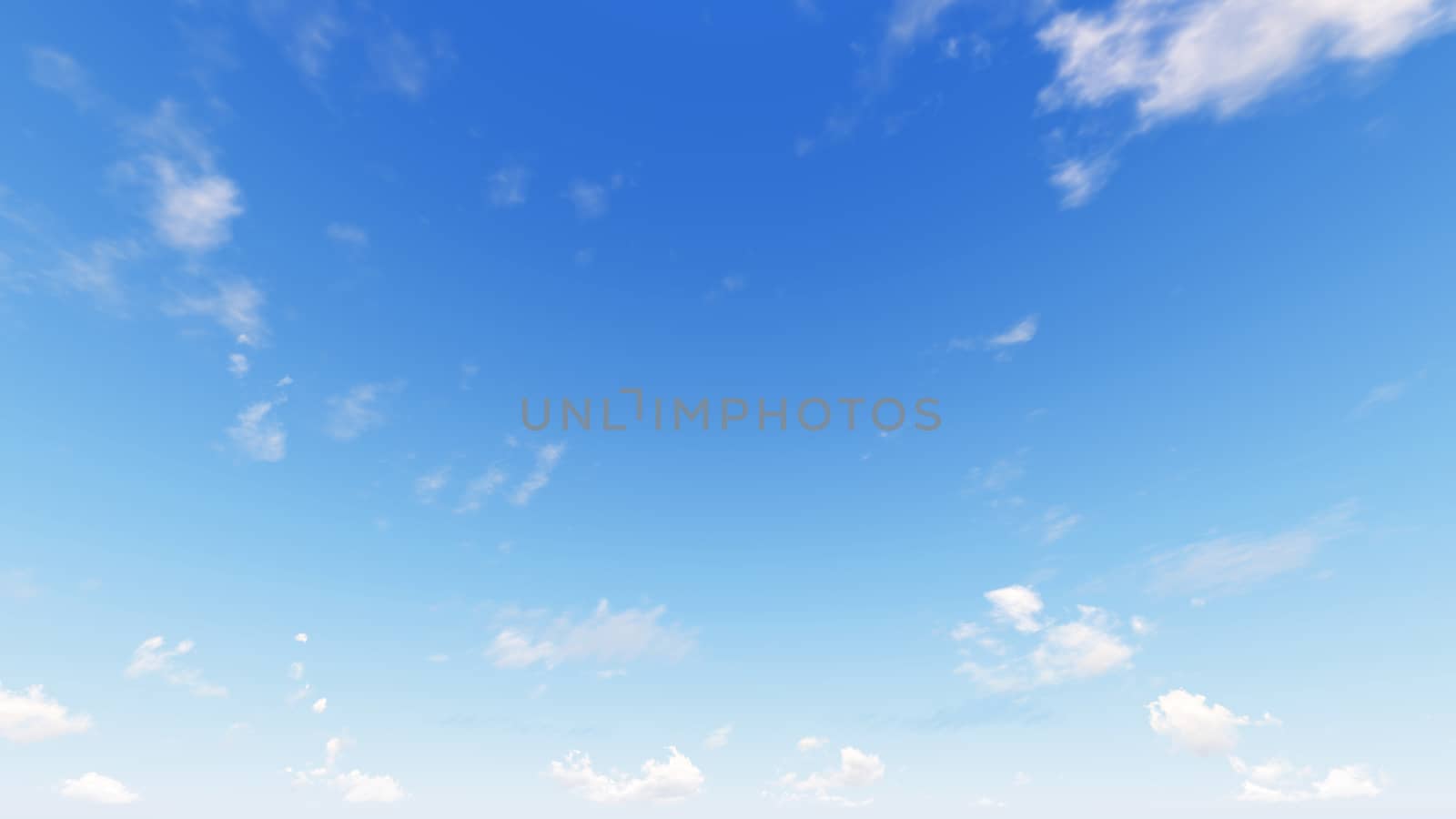 Cloudy blue sky abstract background, blue sky background with tiny clouds, 3d rendering

