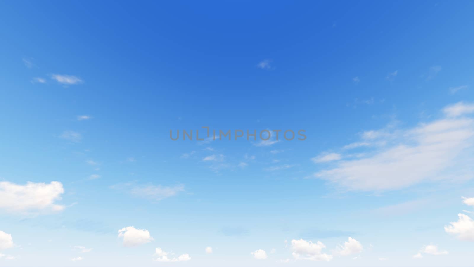 Cloudy blue sky abstract background, blue sky background with tiny clouds, 3d rendering

