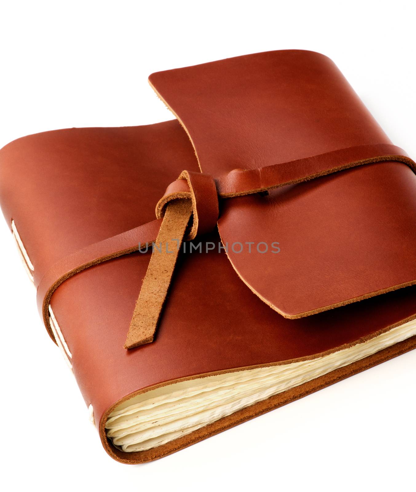 Handmade Leather Notepad by zhekos