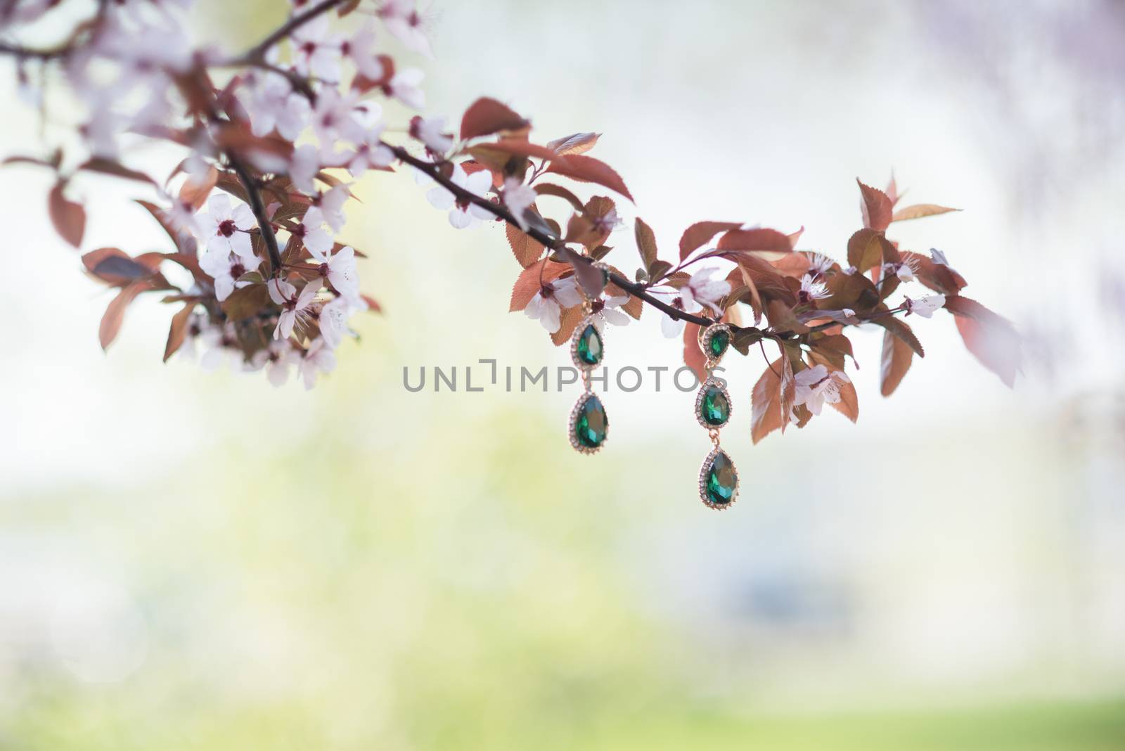 wedding emerald jewelry bridesmaid