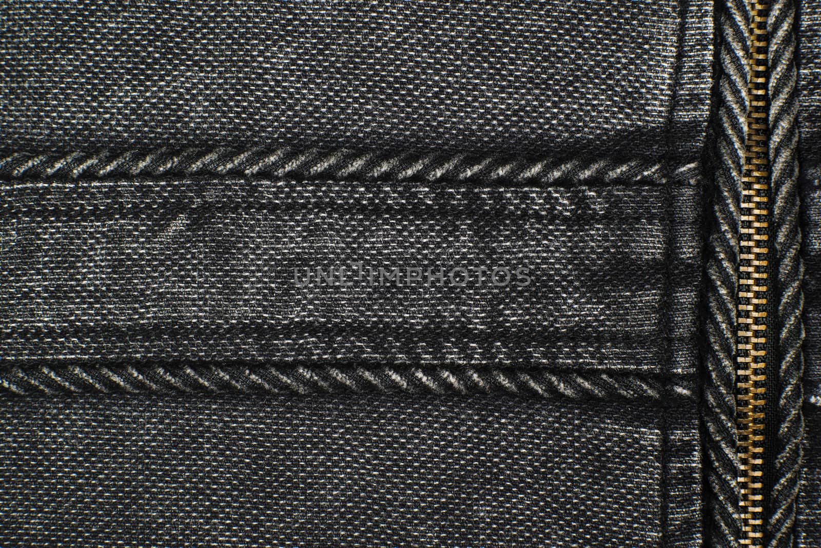 black  Denim fabric for background. by PhairinThee