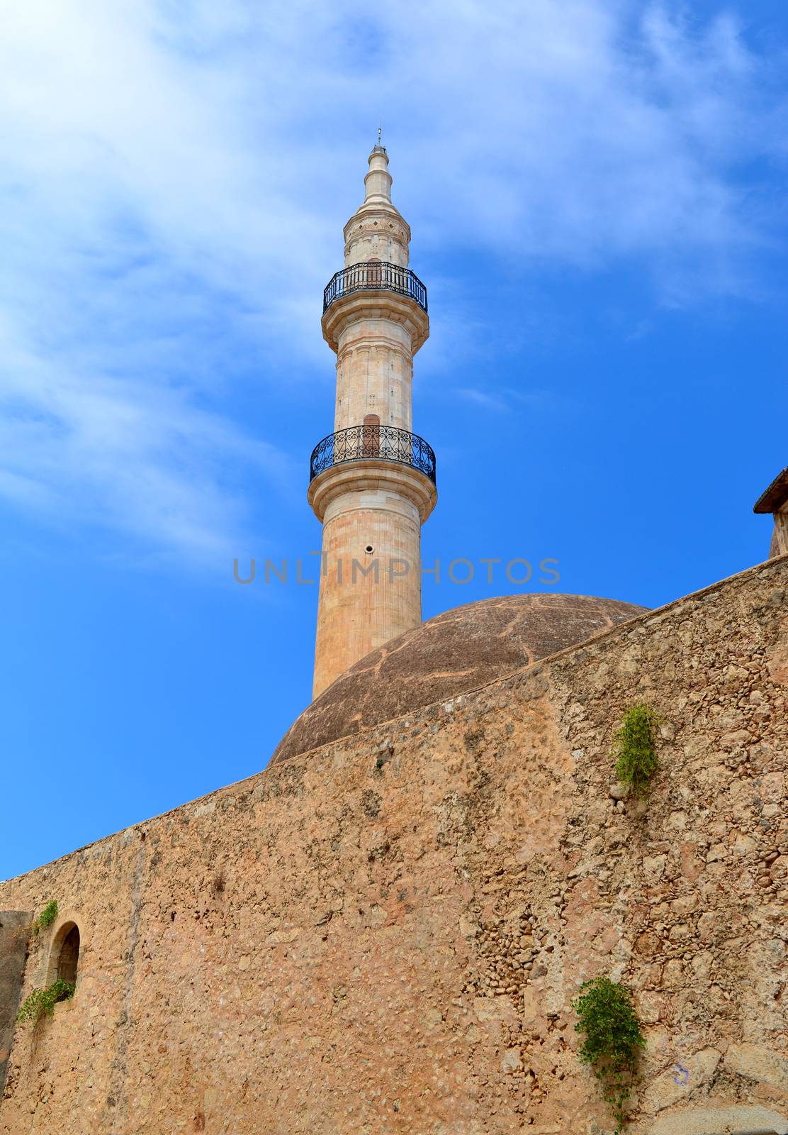 Rethymno Mosque Neratzes tower by tony4urban