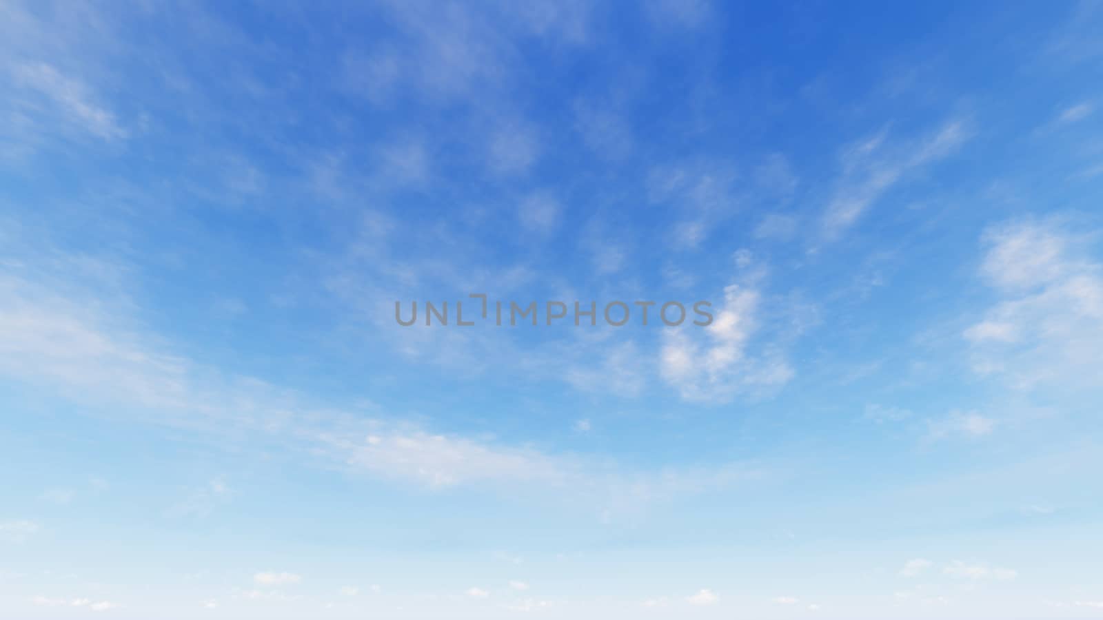 Cloudy blue sky abstract background, blue sky background with tiny clouds, 3d rendering

