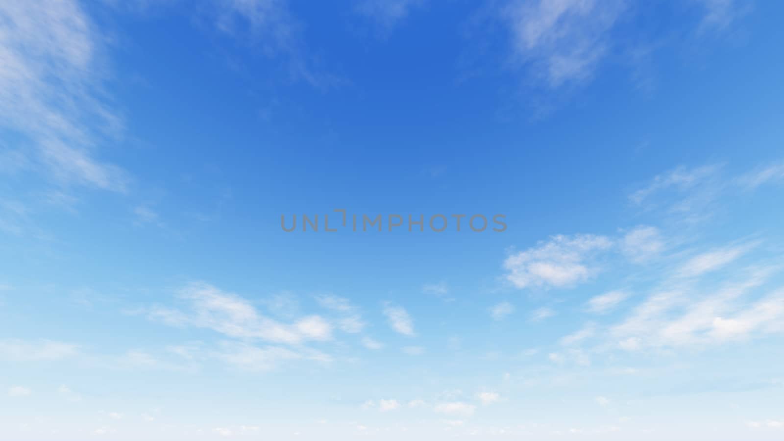 Cloudy blue sky abstract background, blue sky background with tiny clouds, 3d rendering

