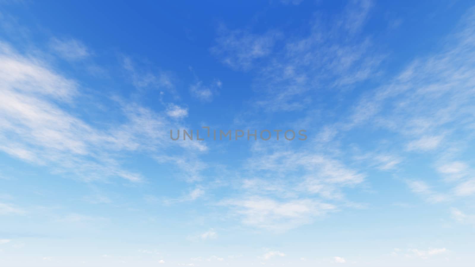 Cloudy blue sky abstract background, blue sky background with tiny clouds, 3d rendering

