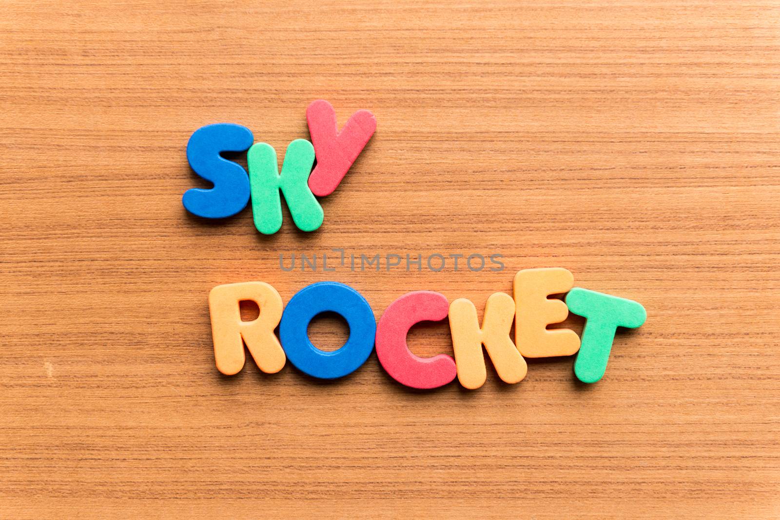 sky rocket colorful word by sohel.parvez@hotmail.com