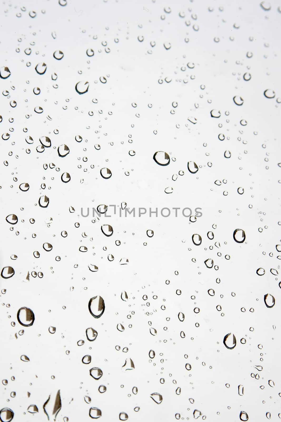 Water drops on the window. Abstract background. Shallow DOF.