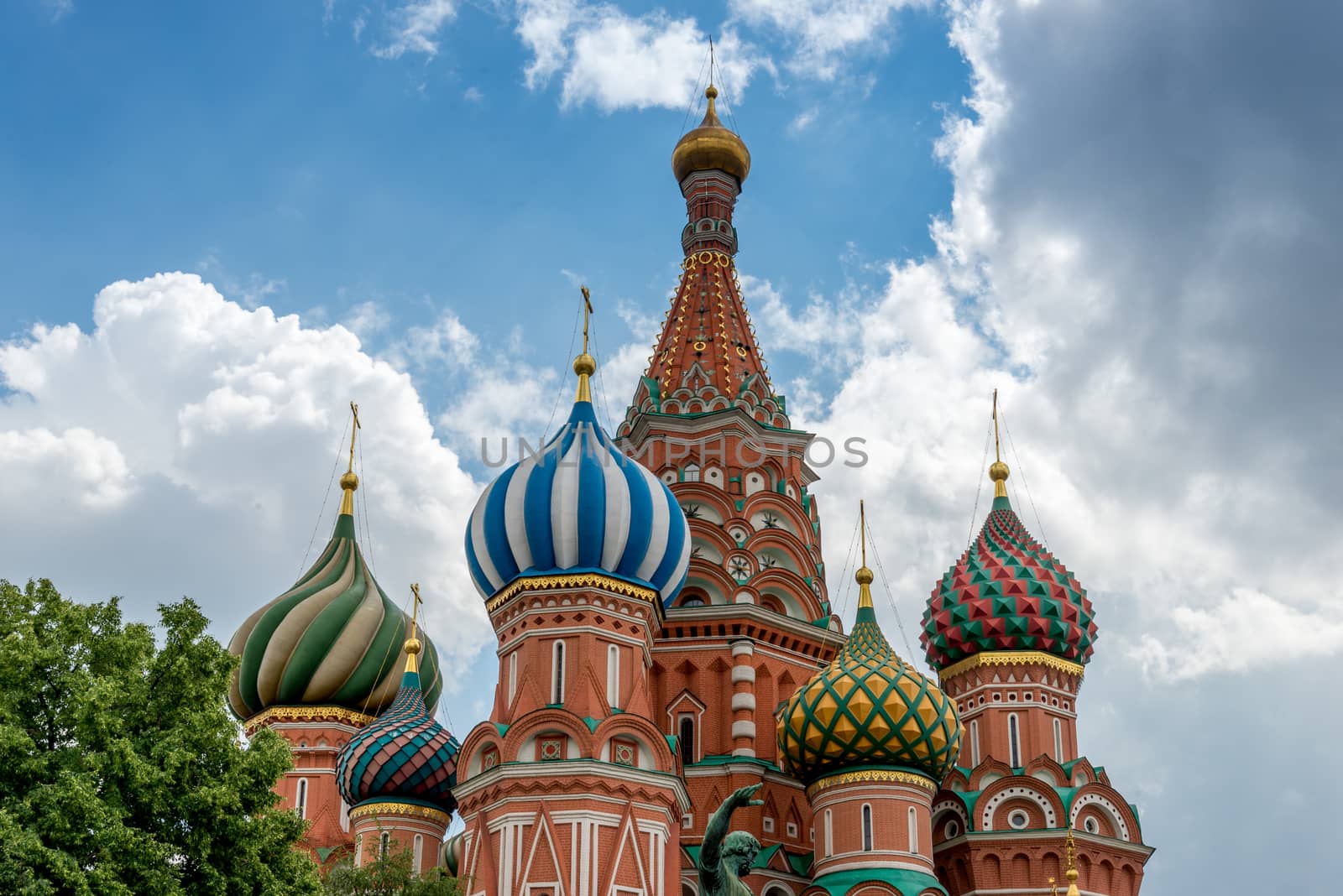 St basil's Cathedral in Moscow.  Close to the Red Square and the Kremlin.