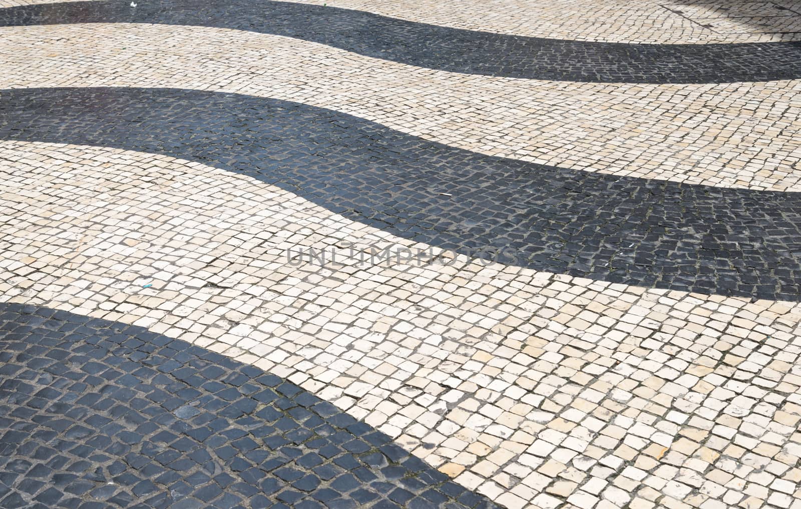 Mosaic in footpath