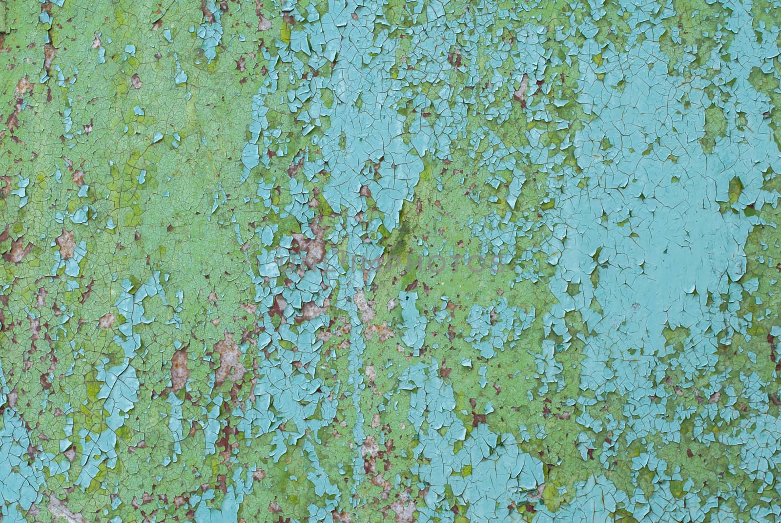 chipped paint on iron surface, grunge metal surface, great background or texture for your project by uvisni