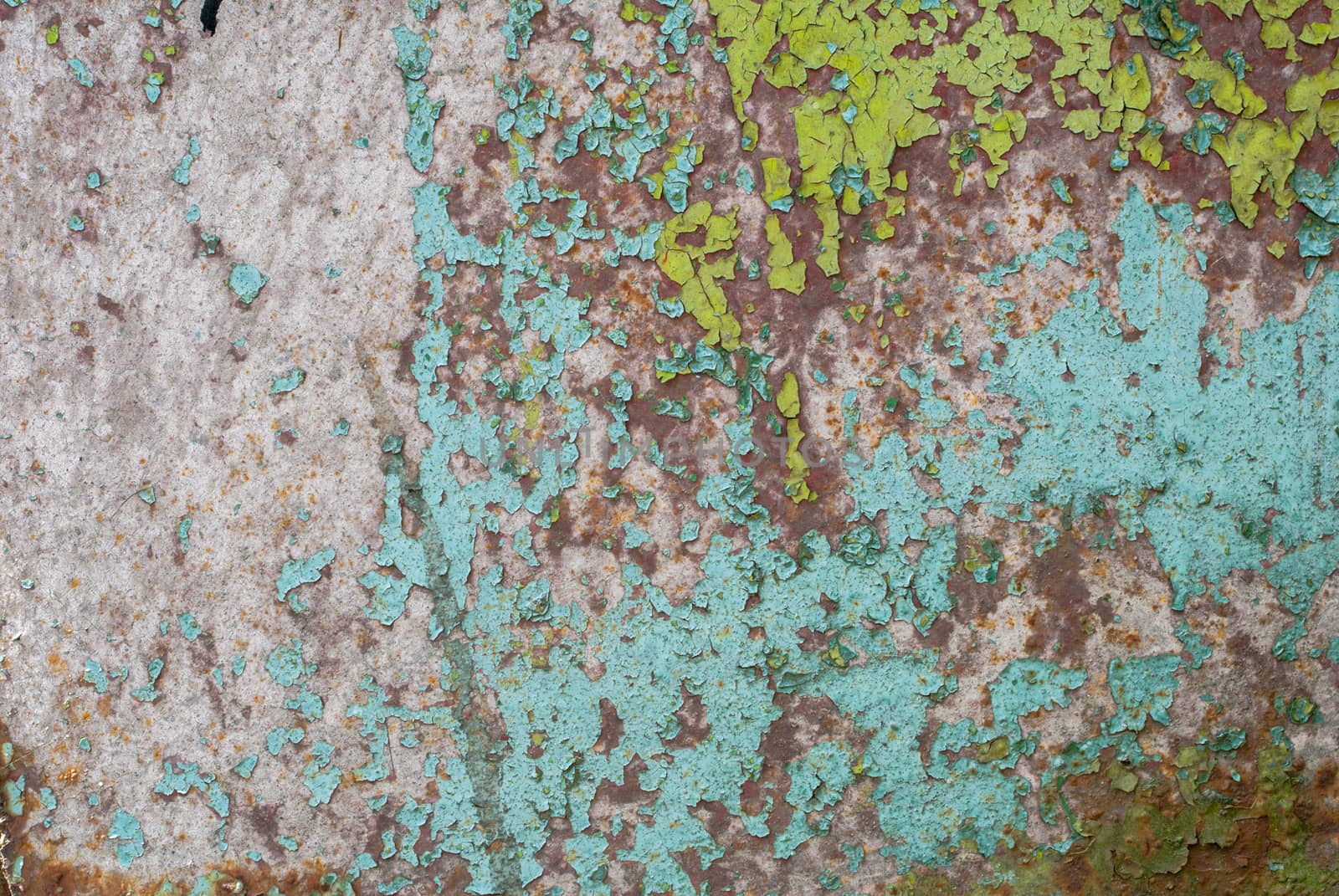 chipped paint on iron surface, grunge metal surface, great background or texture for your project by uvisni