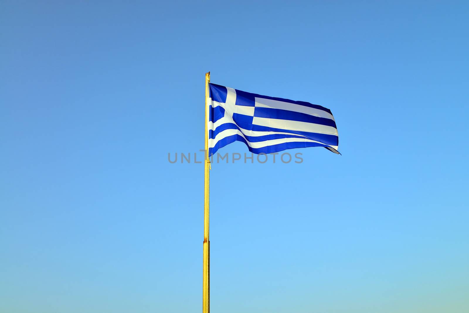 greece pole flag by tony4urban