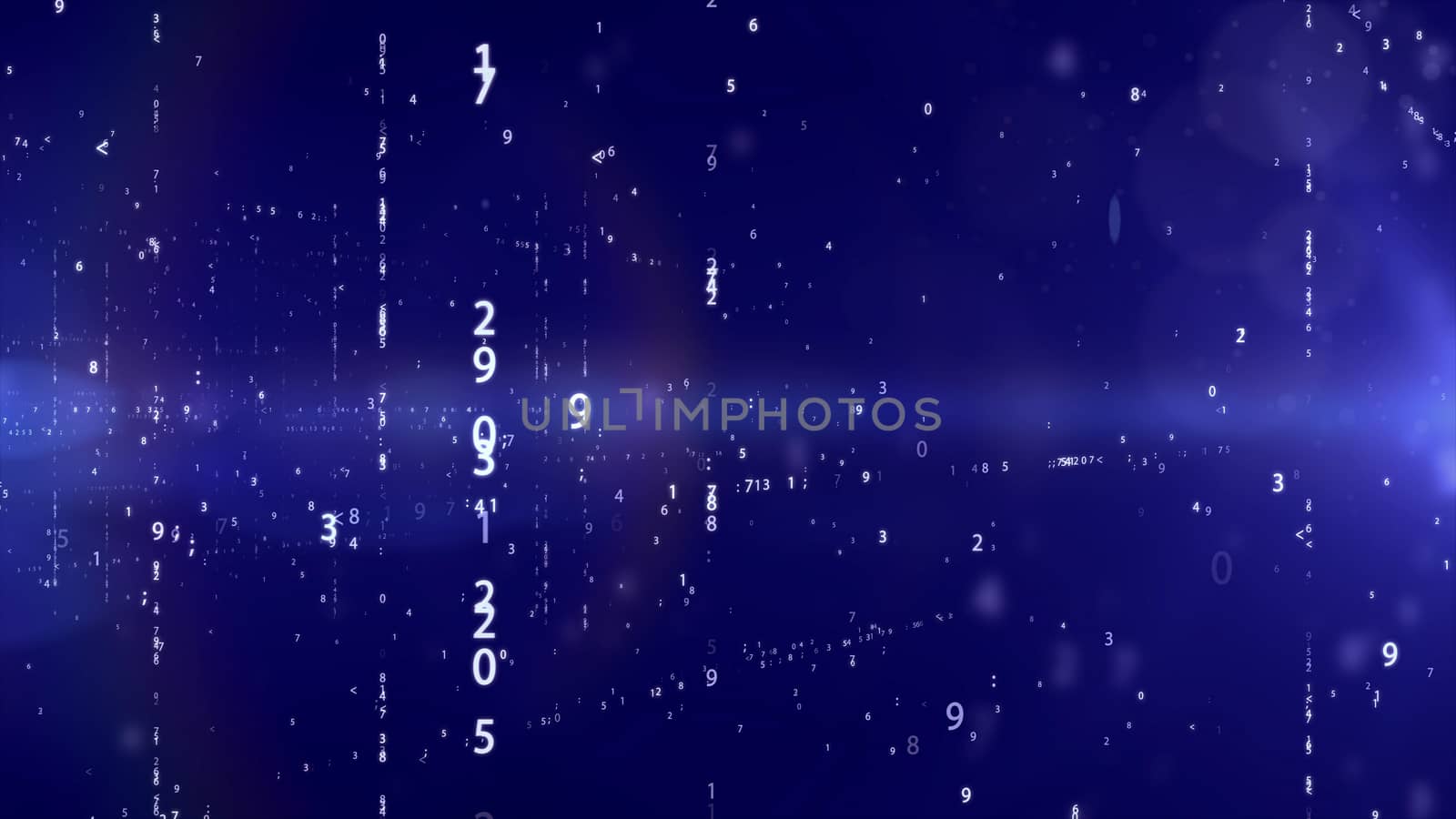 Modern technology background with binary code.