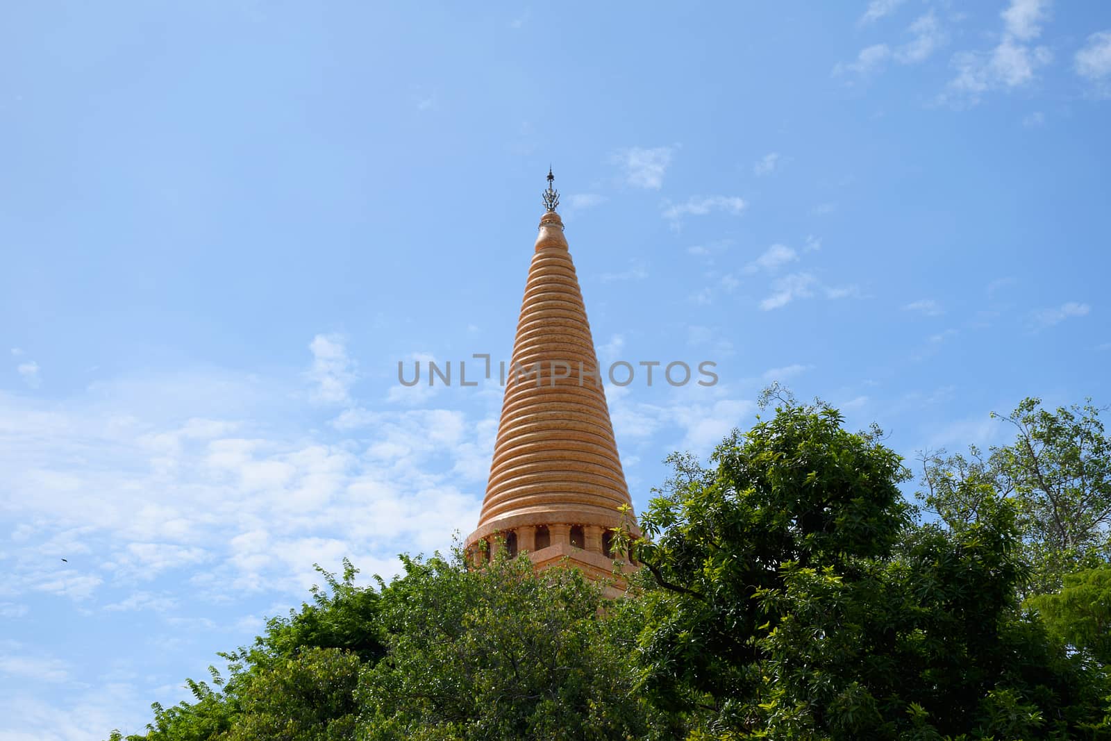 NAKHON PATHOM - JULY 19: PRA PA-THOM CHEDI is famous architectural temple in Thailand. Religious Pagoda place.