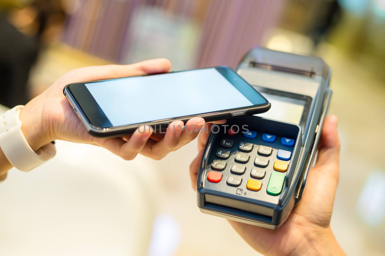 Mobile phone pay with NFC technology