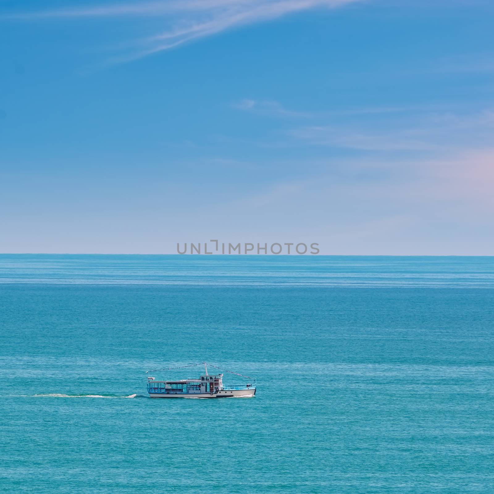 Empty Pleasure Boat in the Black Sea