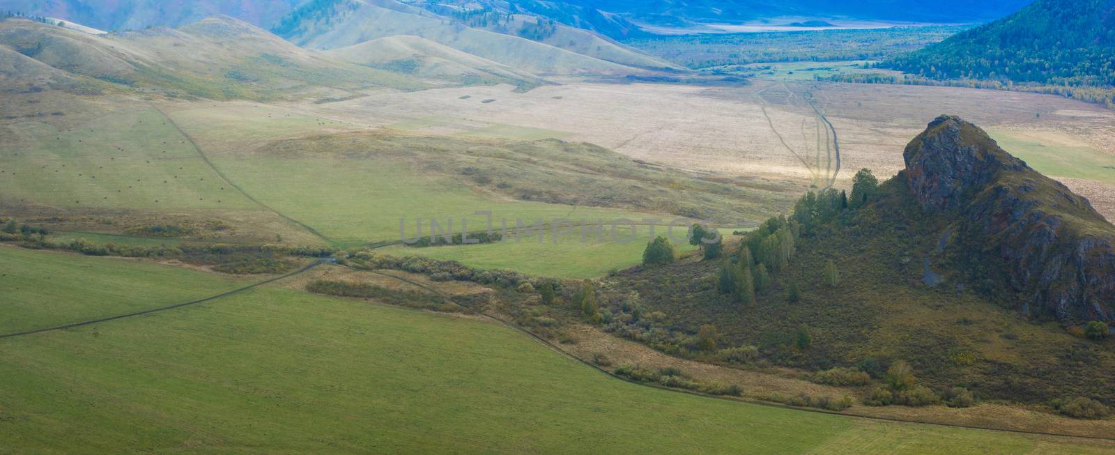 Altay mountains in beauty day, Siberia, Russia