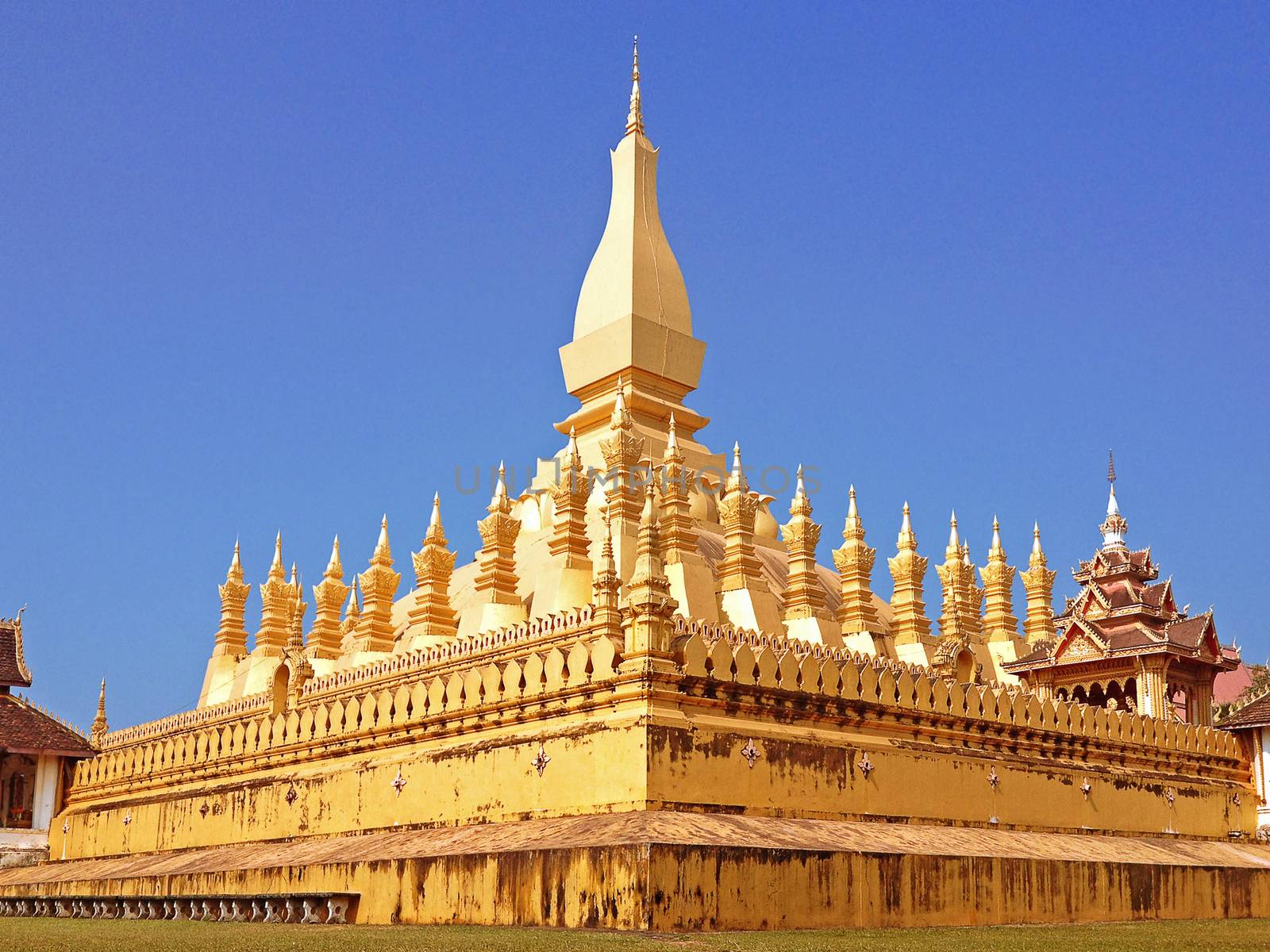 Wat Pha-That Luang (National temple of Laos), Vientiane,Laos.