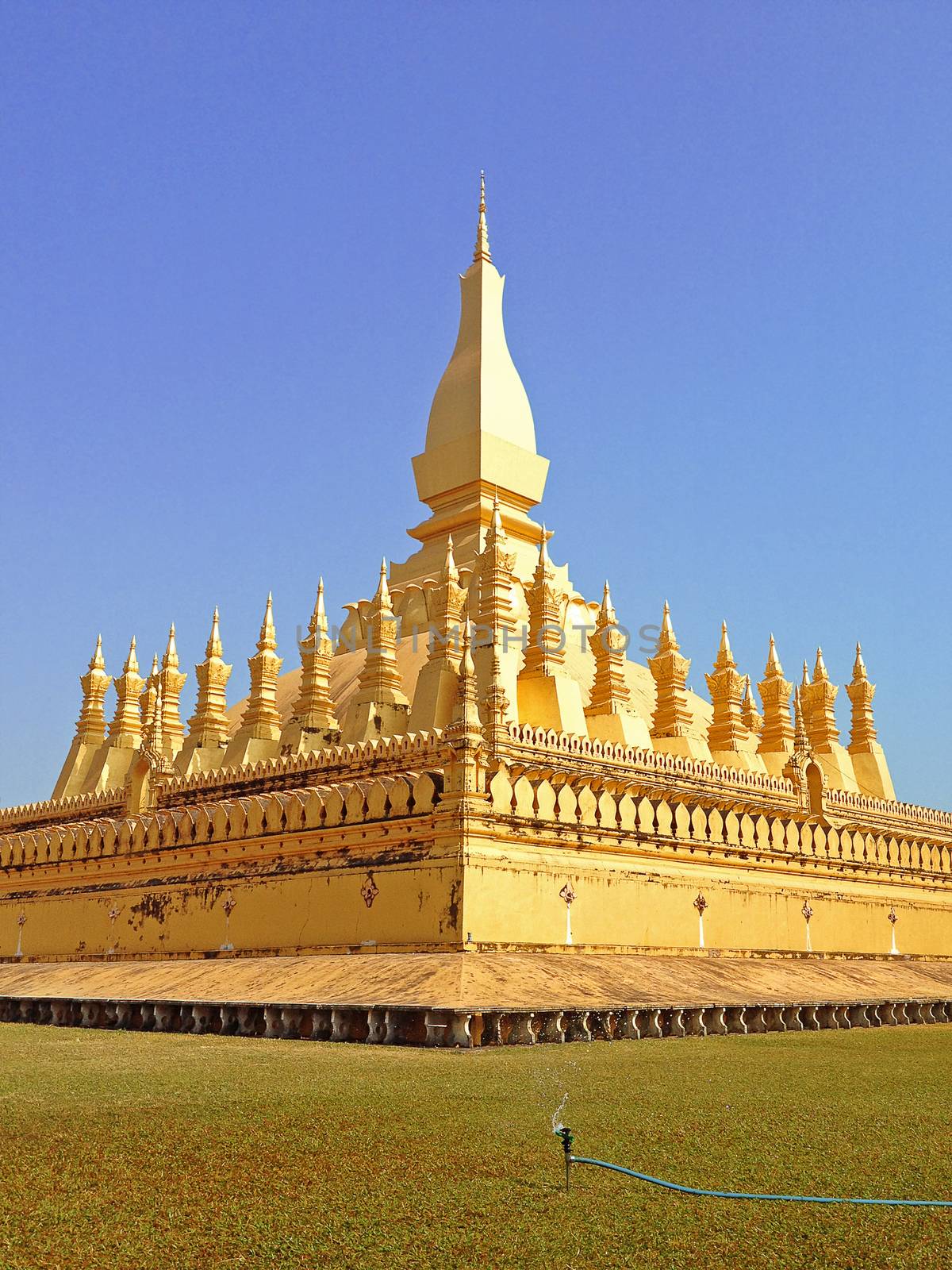Wat Pha-That Luang (National temple of Laos), Vientiane,Laos.
