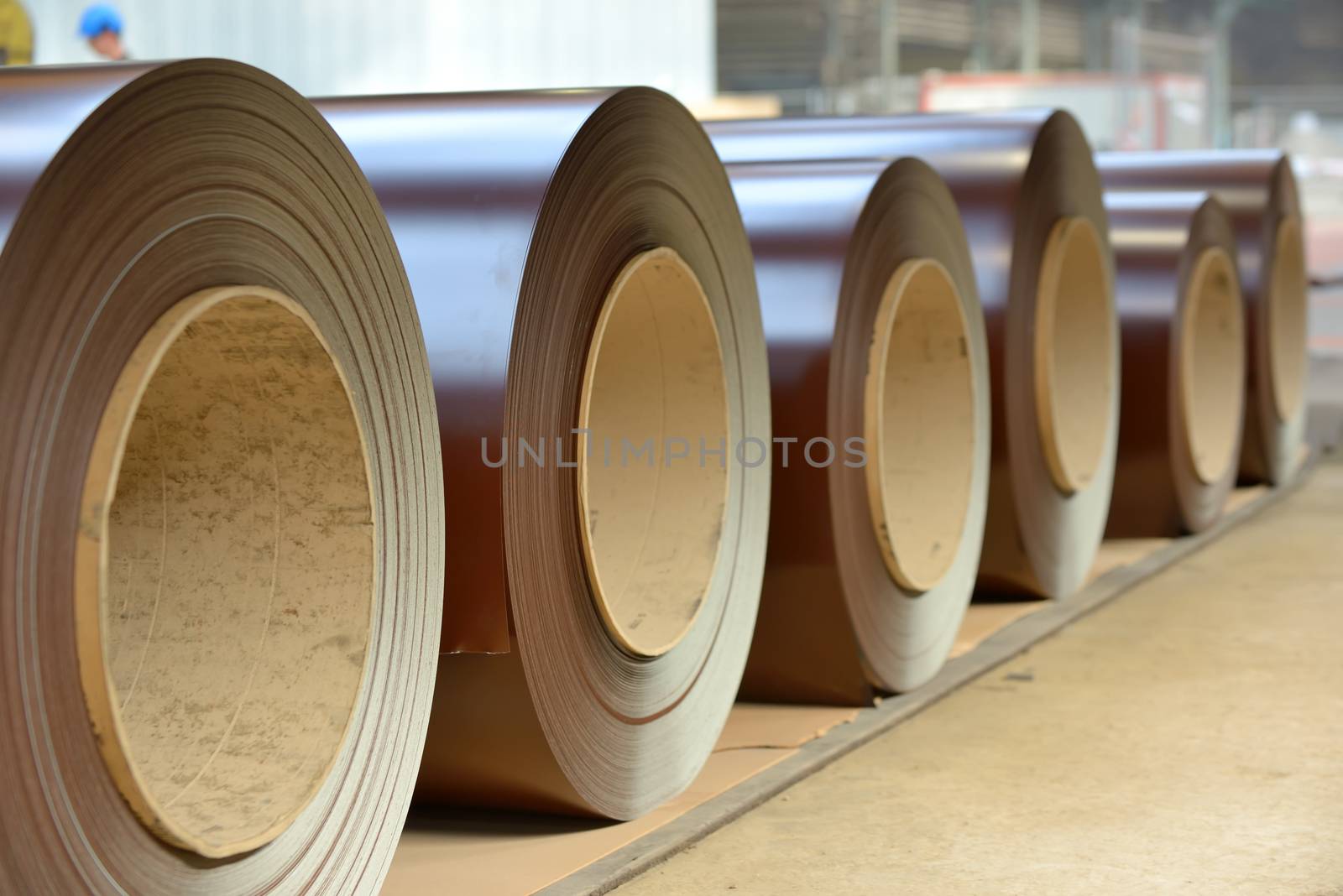 Prepainted Galvanized coils in warehouse