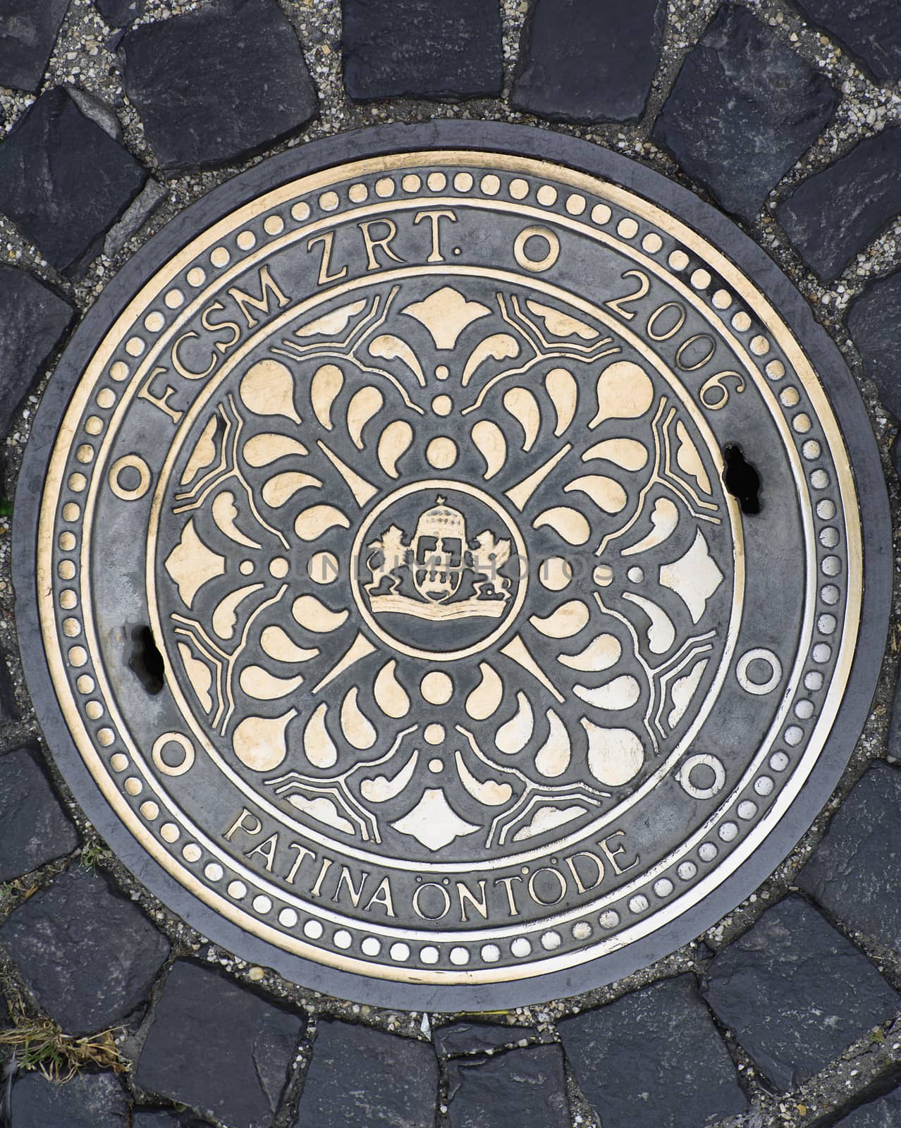 Manhole cover in Budapest by Irene1601