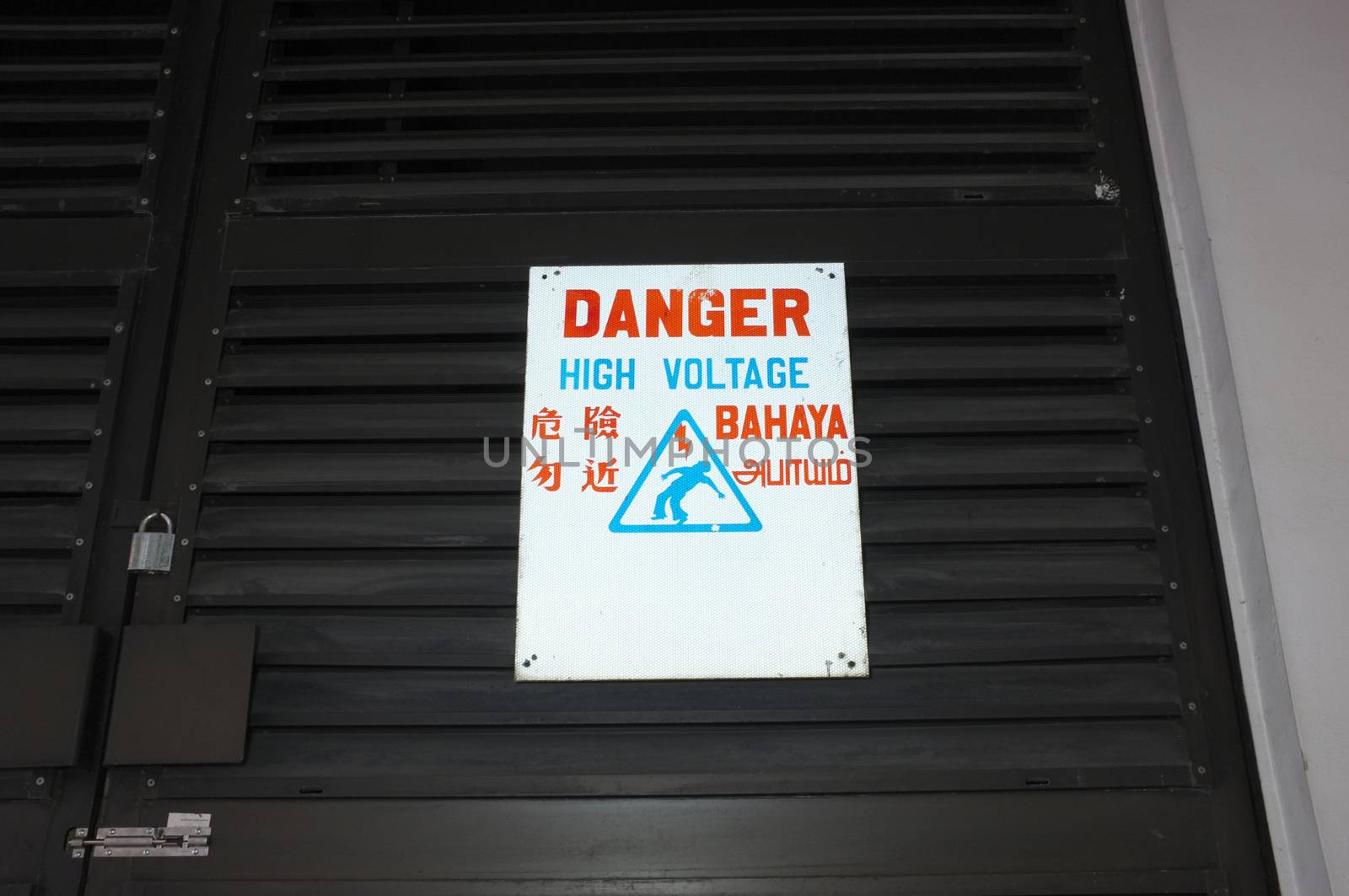 High Voltage Danger Sign