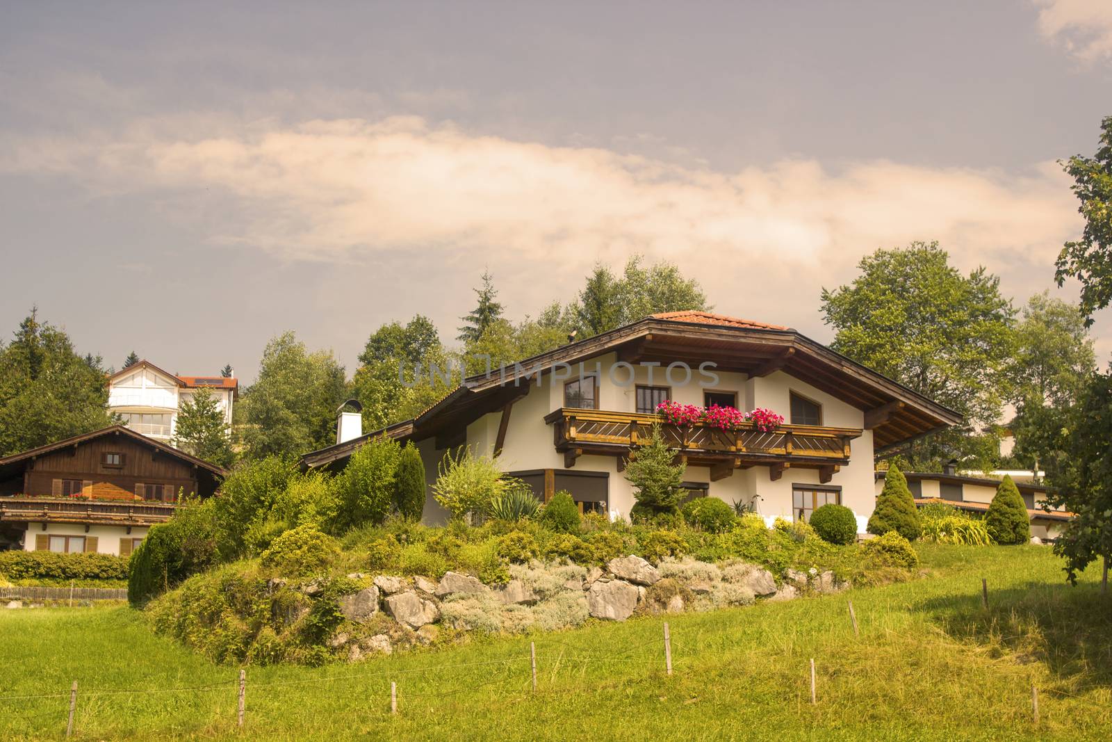 Kössen in Alps, Austria