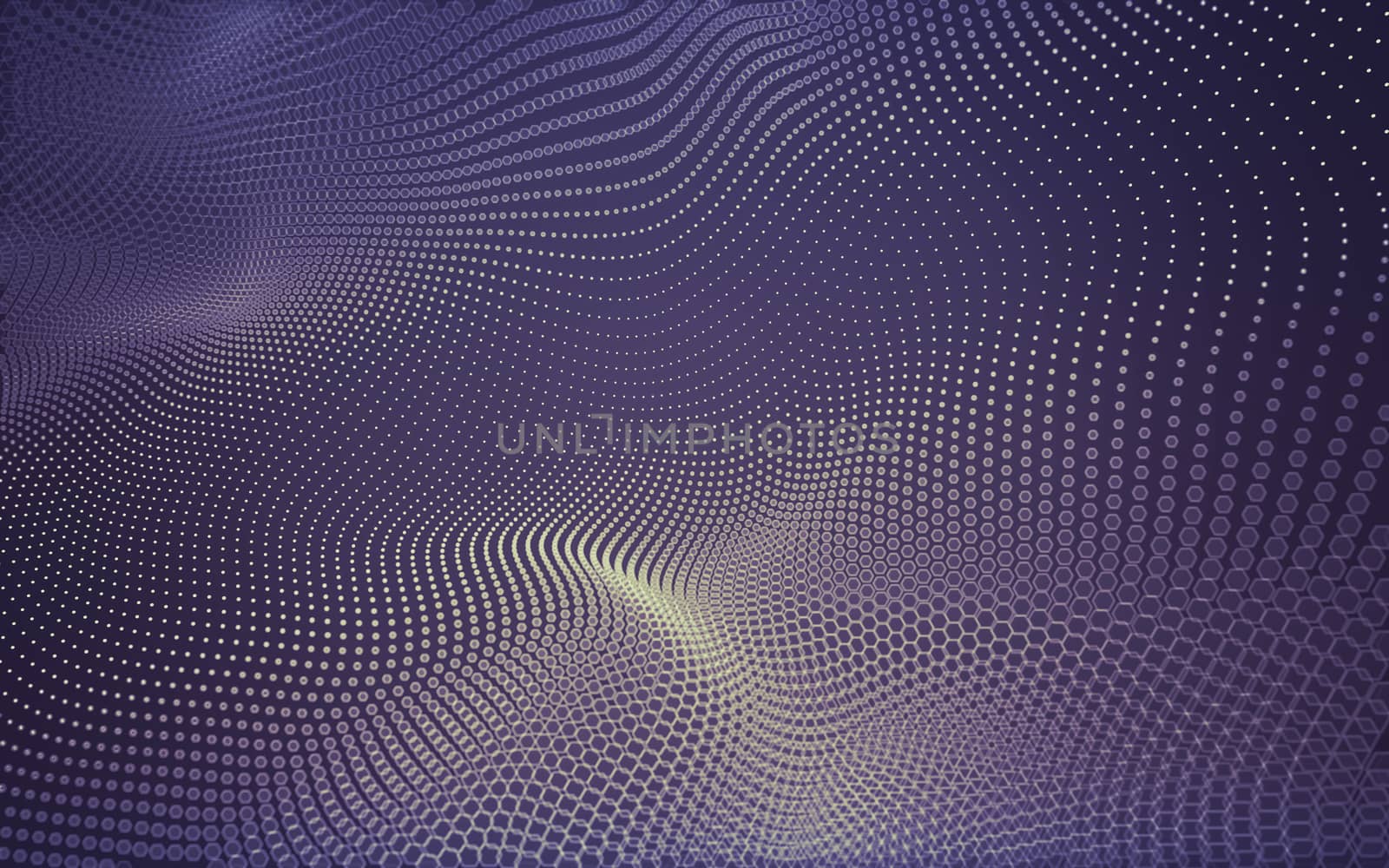 Abstract polygonal space low poly dark background with connecting dots and lines. Connection structure. 3d rendering