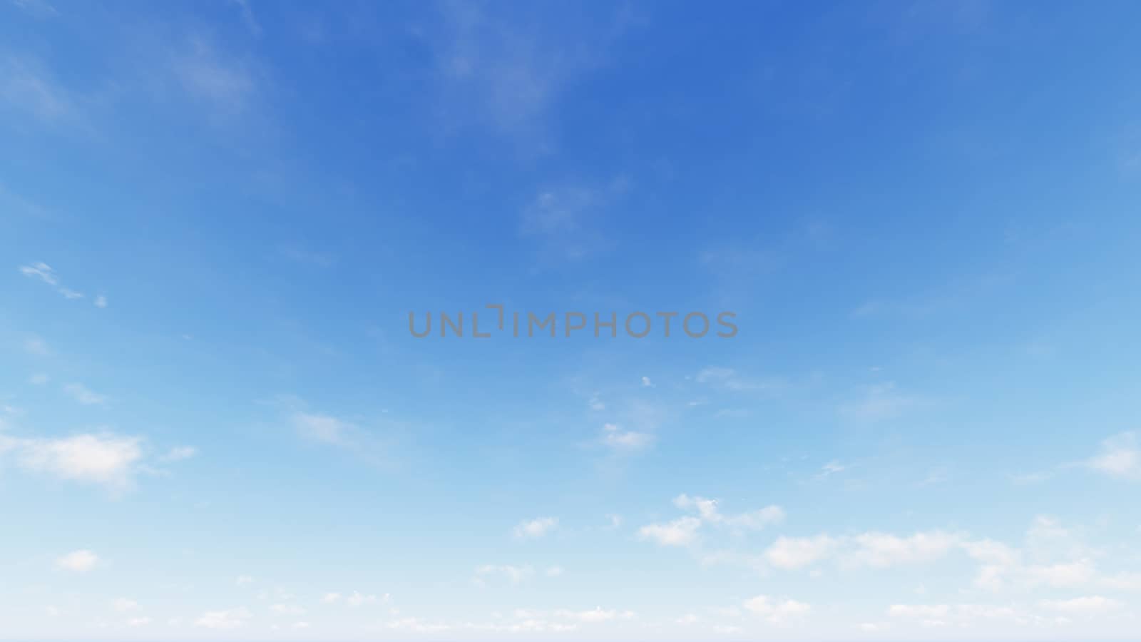 Cloudy blue sky abstract background, blue sky background with tiny clouds, 3d rendering

