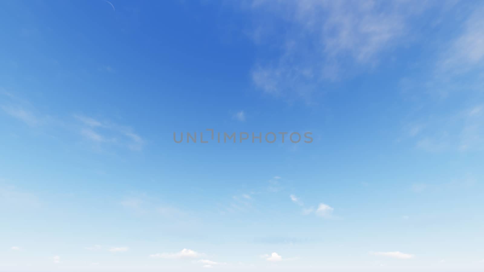 Cloudy blue sky abstract background, blue sky background with tiny clouds, 3d rendering

