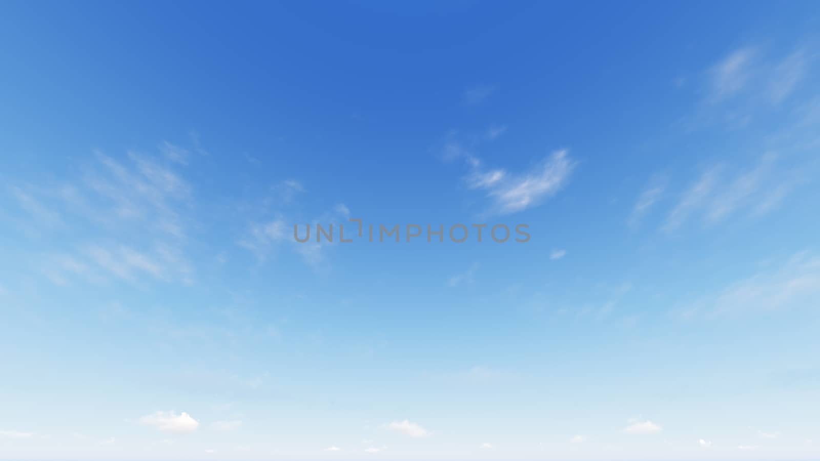 Cloudy blue sky abstract background, blue sky background with tiny clouds, 3d rendering

