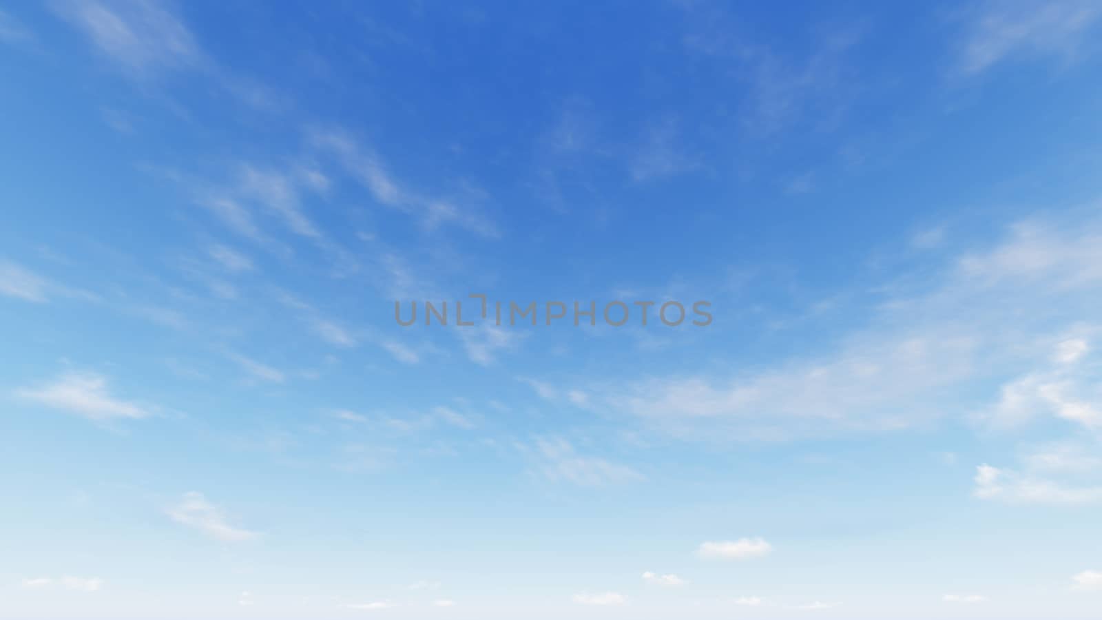 Cloudy blue sky abstract background, blue sky background with tiny clouds, 3d rendering

