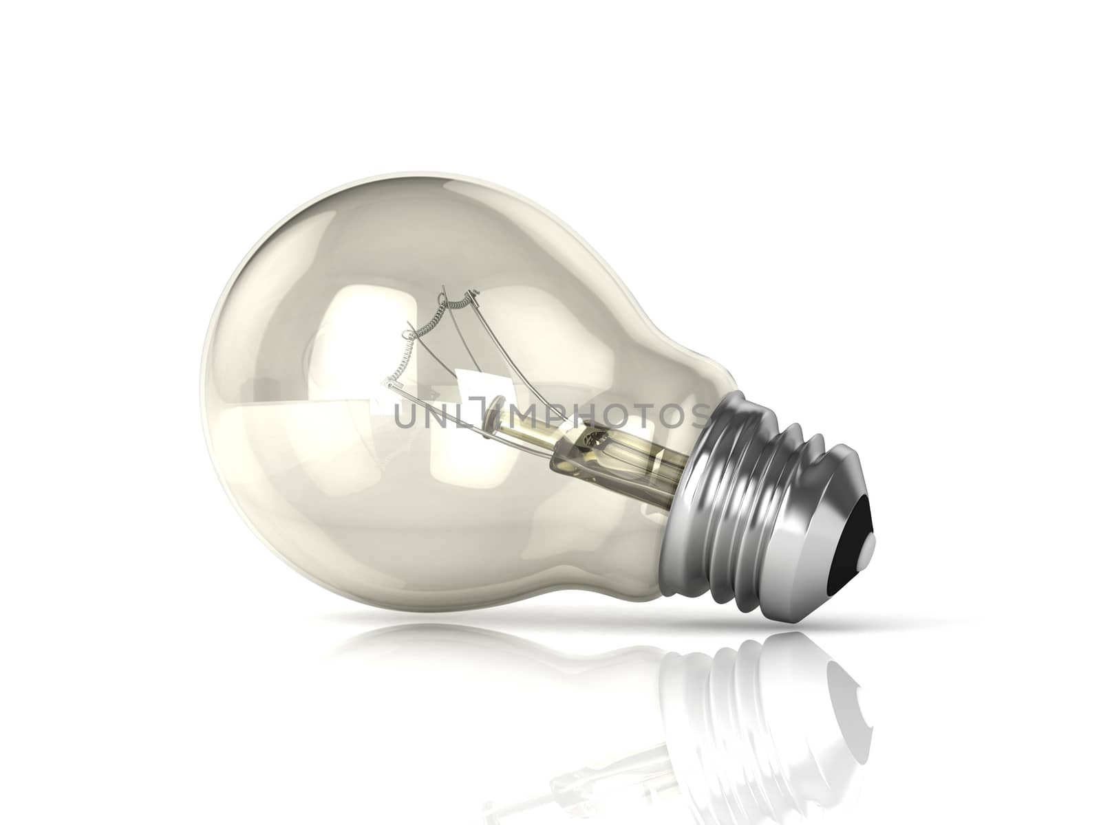 Light bulb. 3D by djmilic