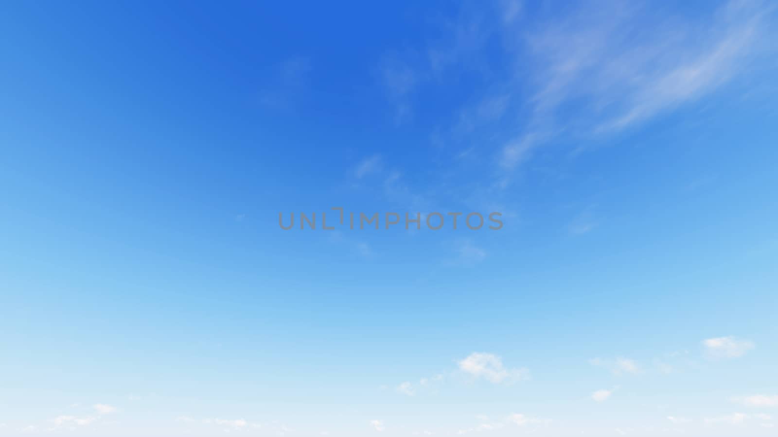 Cloudy blue sky abstract background, blue sky background with tiny clouds, 3d rendering

