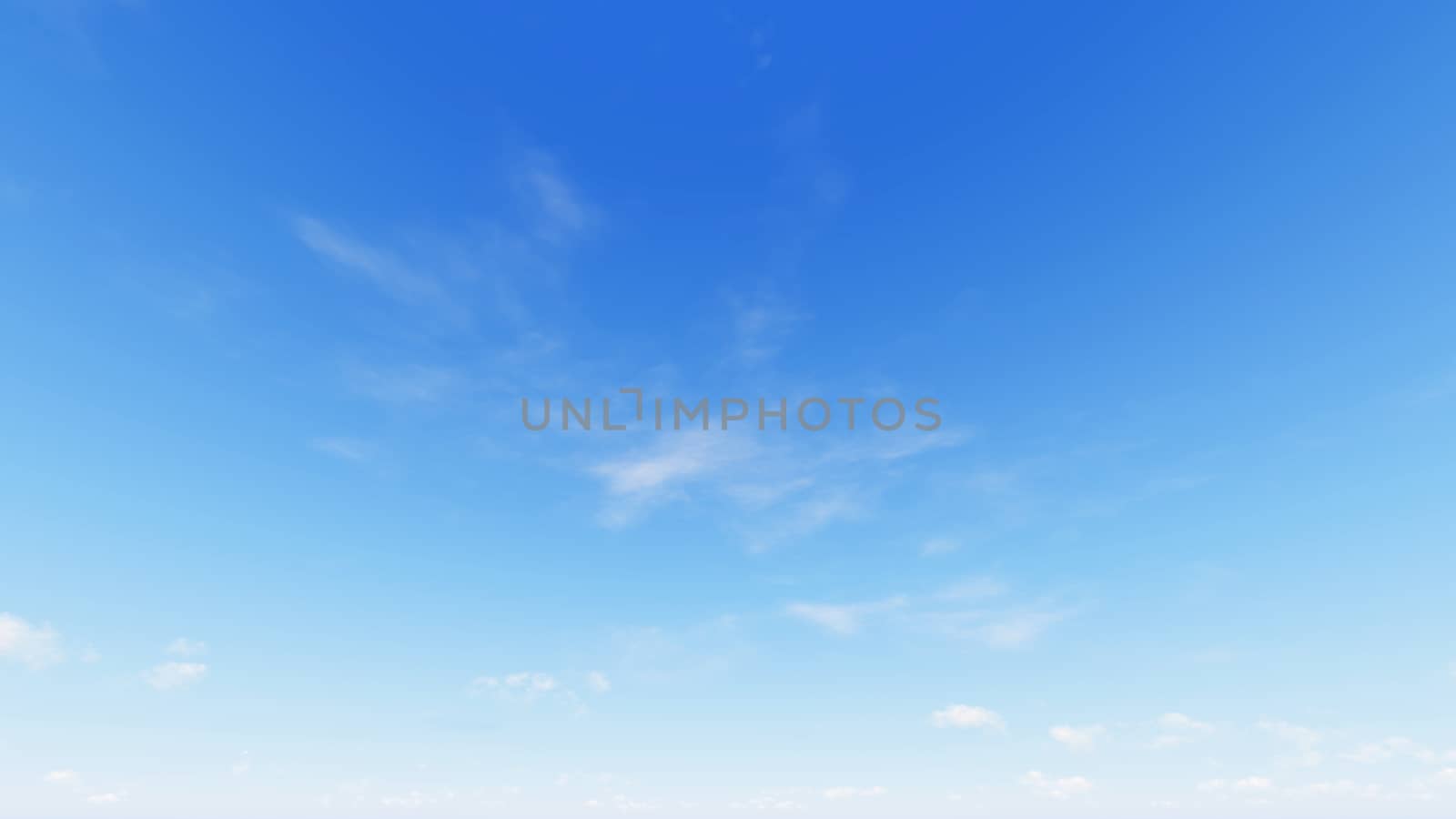 Cloudy blue sky abstract background, blue sky background with tiny clouds, 3d rendering

