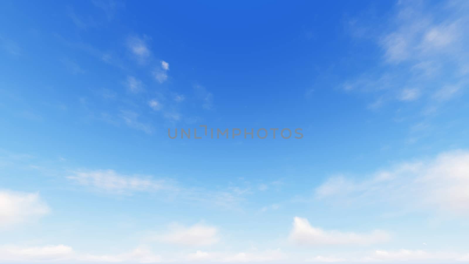 Cloudy blue sky abstract background, blue sky background with tiny clouds, 3d rendering

