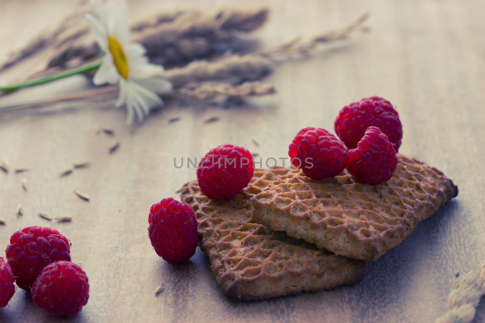cookies with raspberries and ears by liwei12