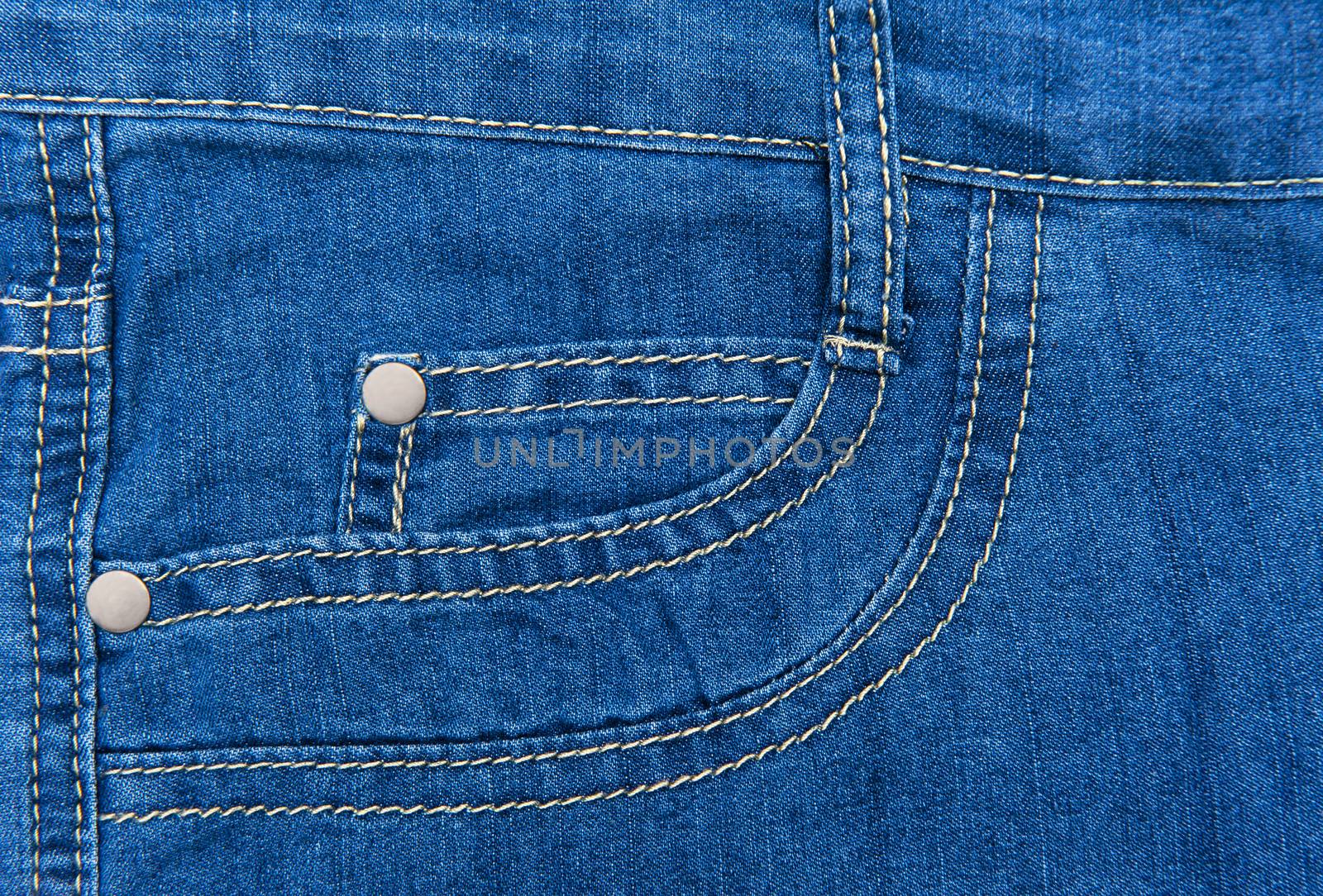 Close up of jeans background by Yaurinko