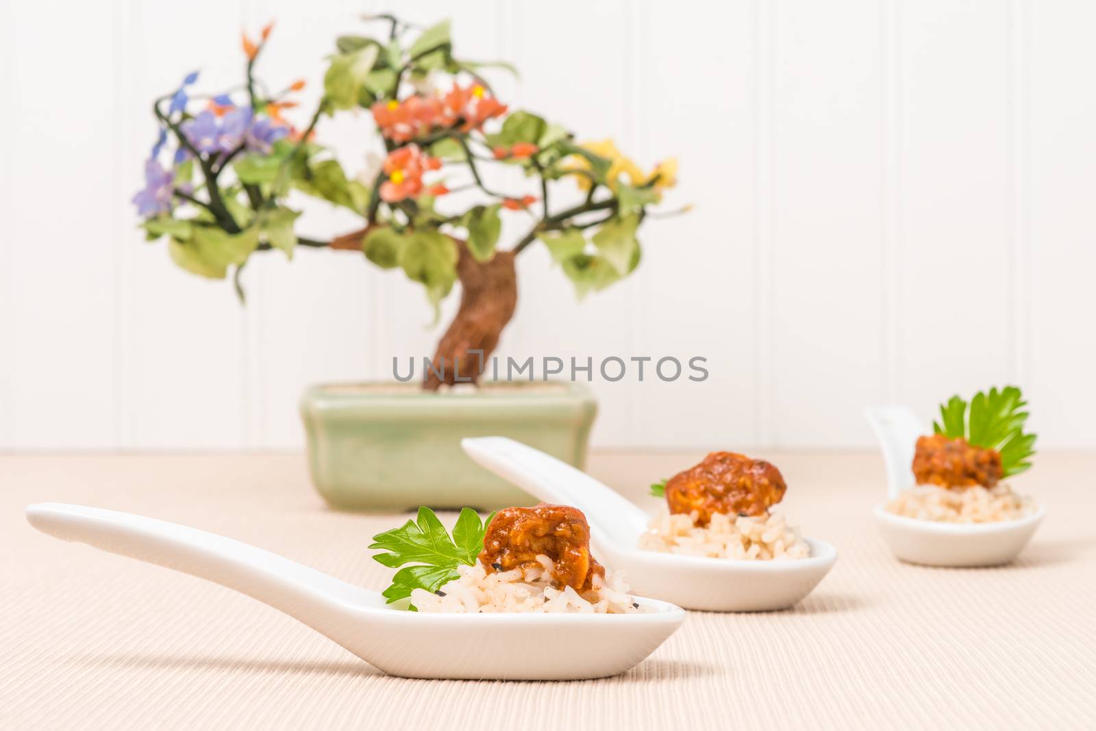 Appetizer Spicy Oriental Chicken by billberryphotography