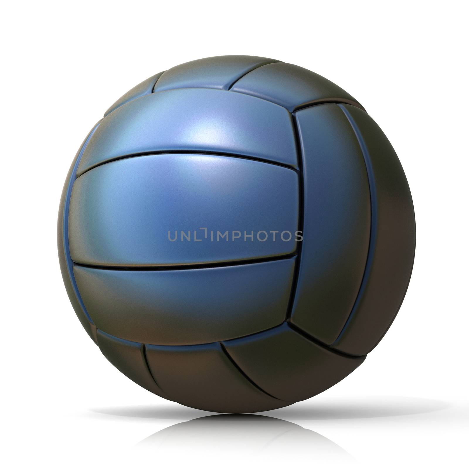 Black volleyball ball by djmilic