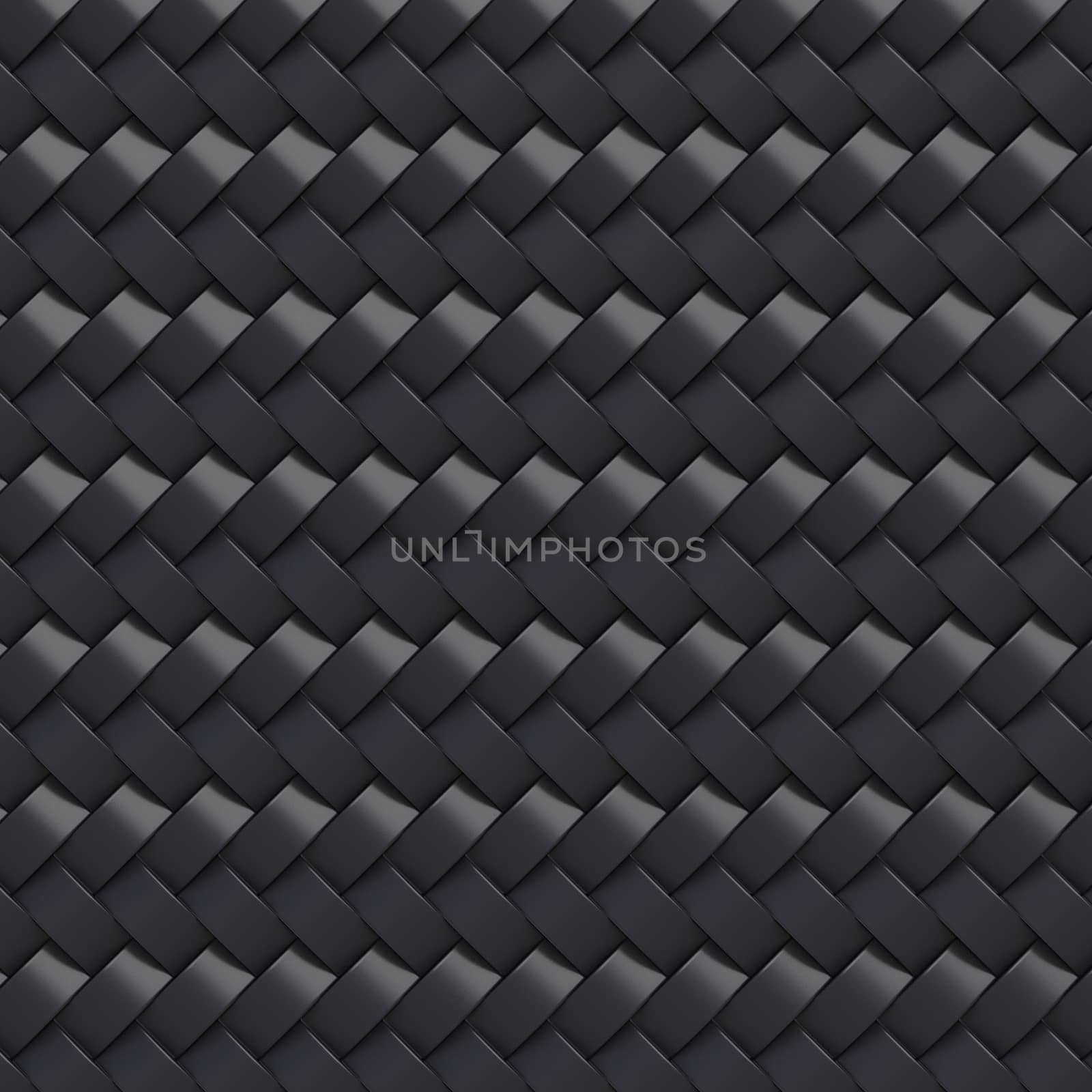 Black abstract tile background. 3D by djmilic