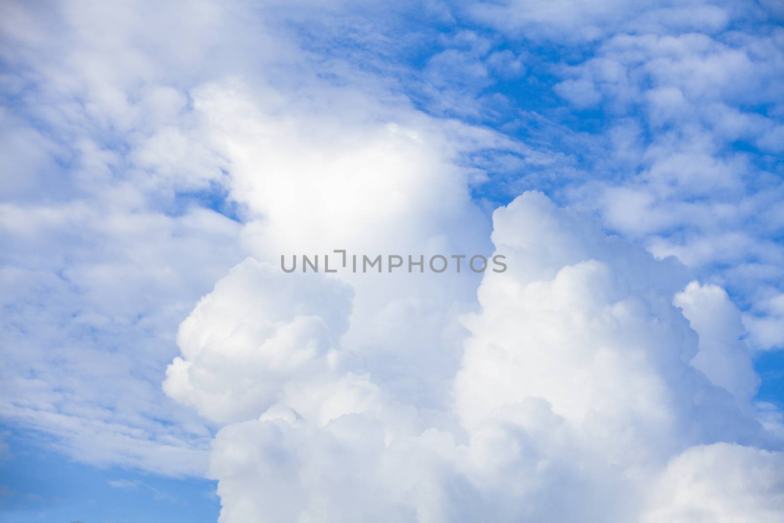 blue Sky with clouds in morning.