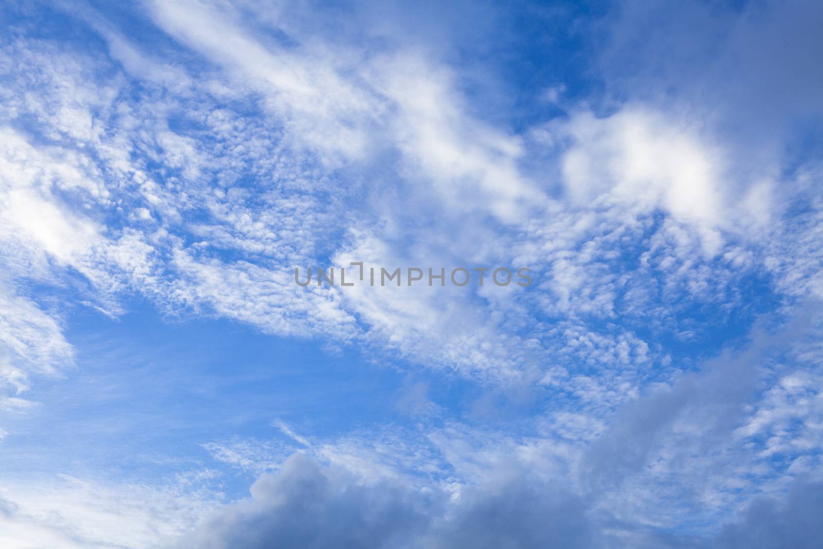 blue Sky with clouds in morning.