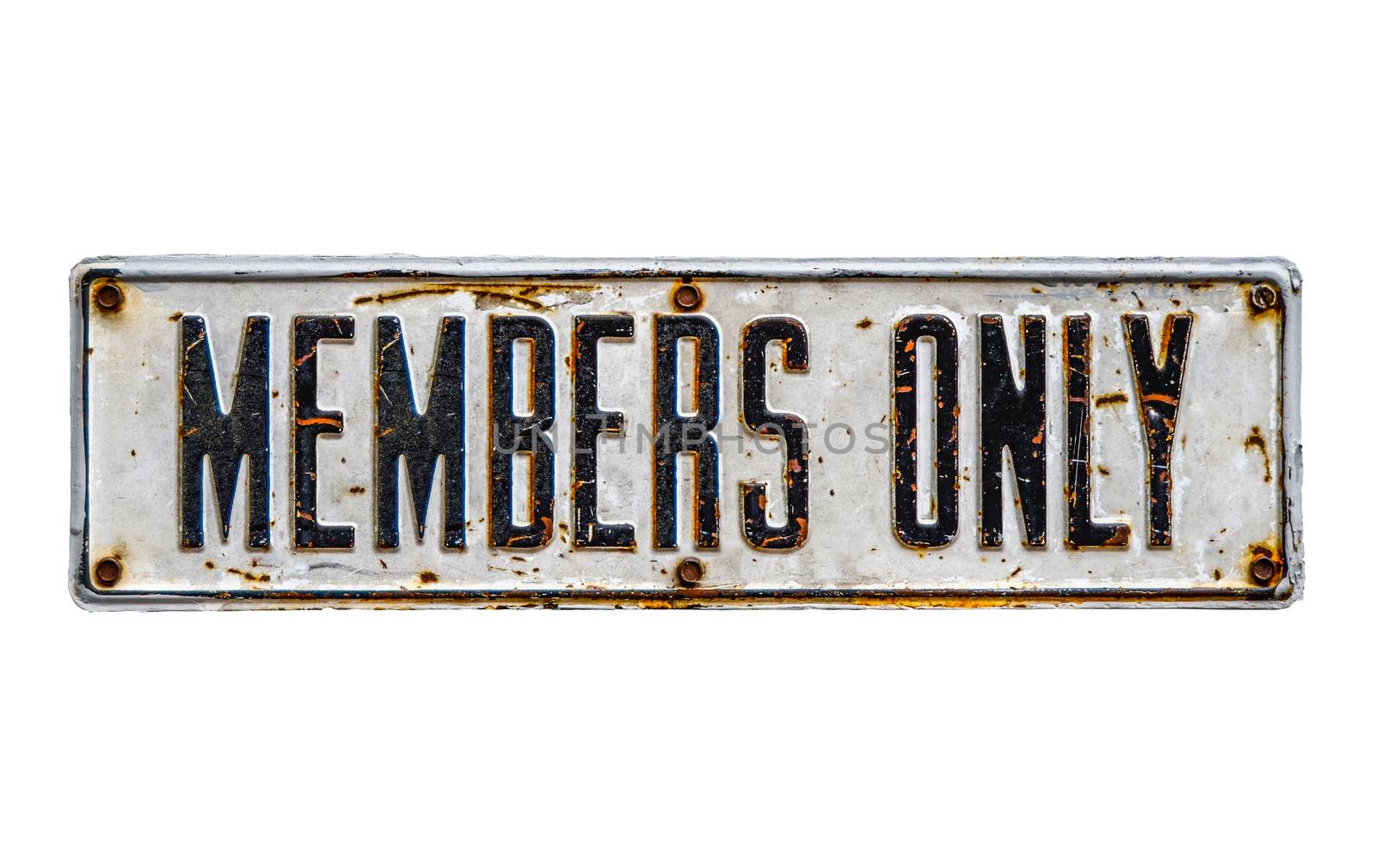 Members Only Sign by mrdoomits